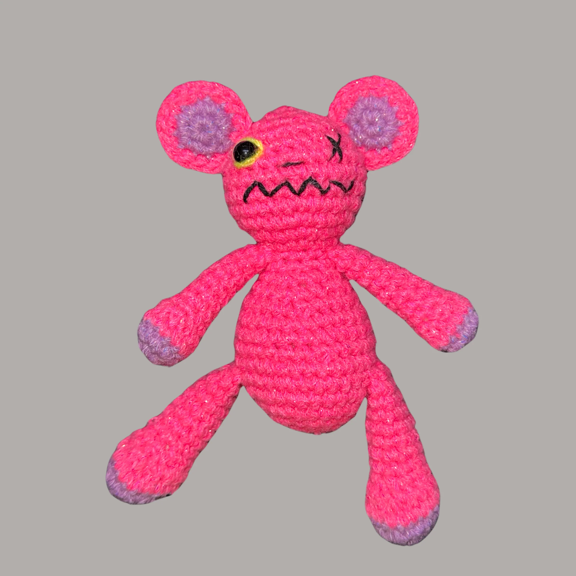 MONSTERS AMIGURUMI CROCHET PINK!