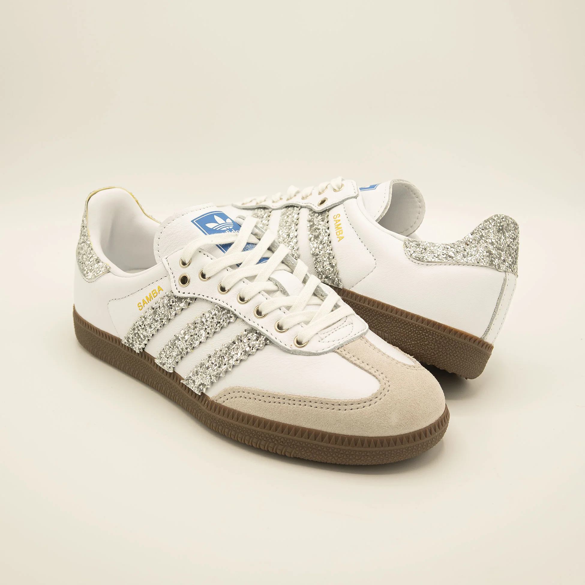 SAMBA WHITE GLITTER SHINE