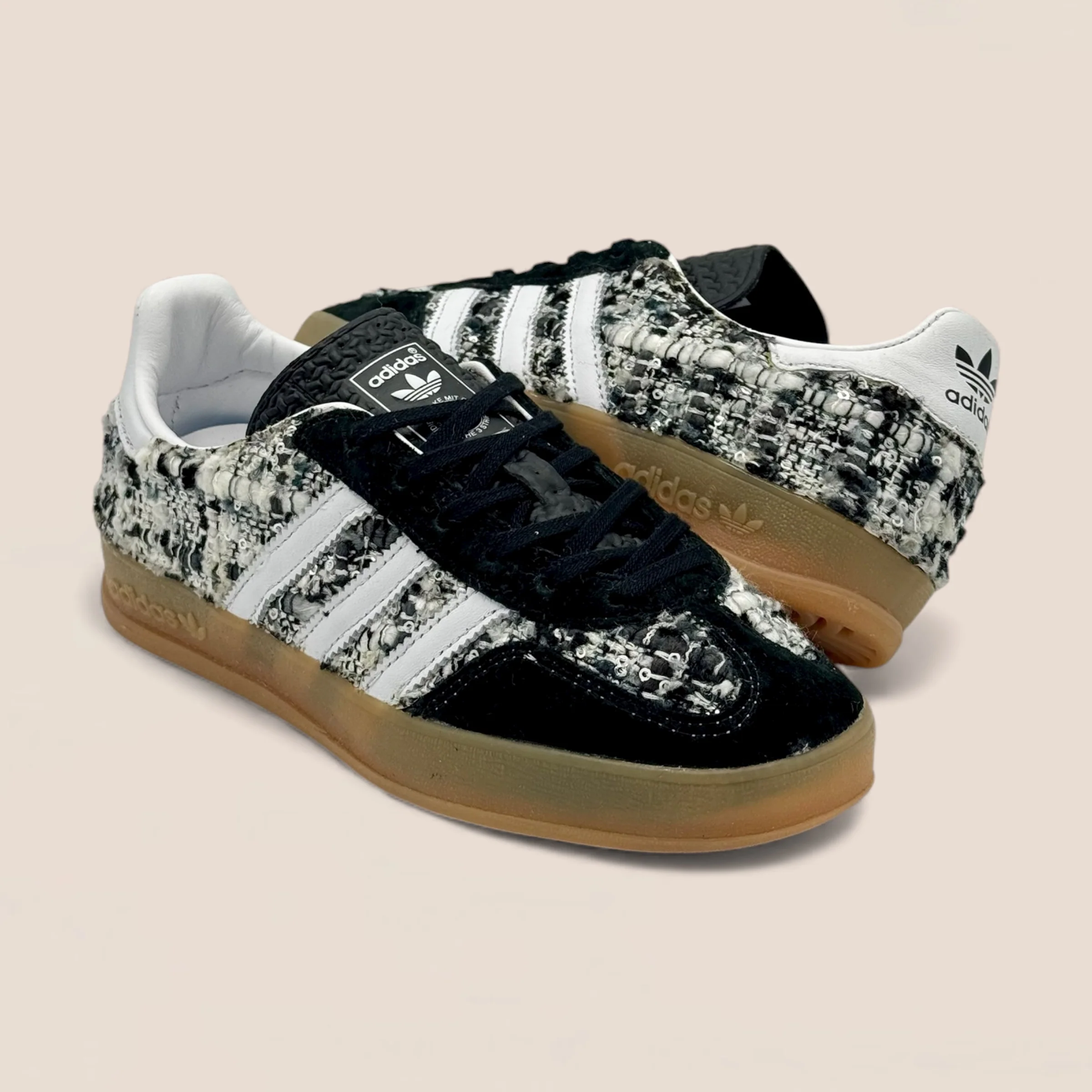 GAZELLE TWEED BLACK SHINE