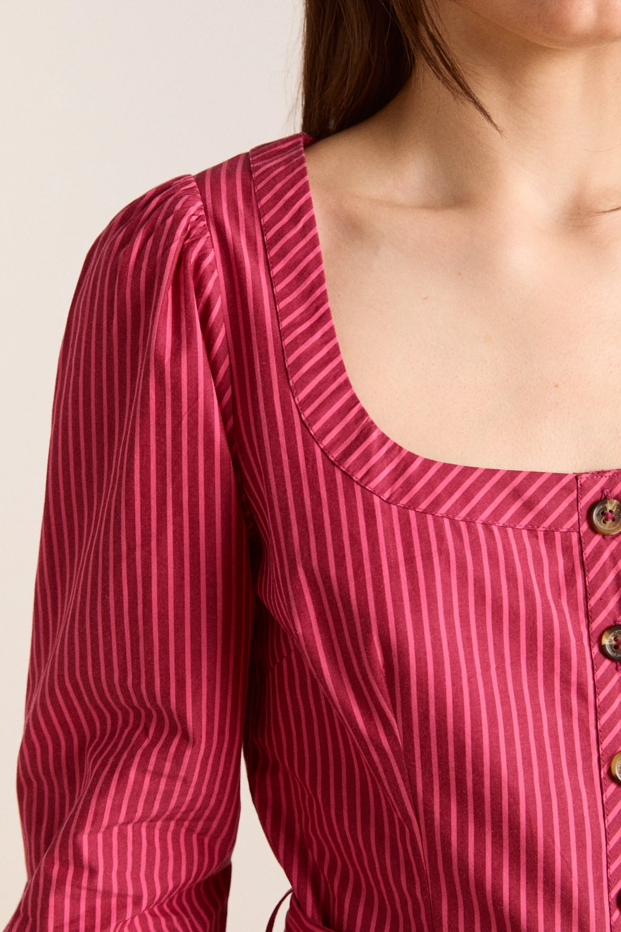 clare blouse - berry business