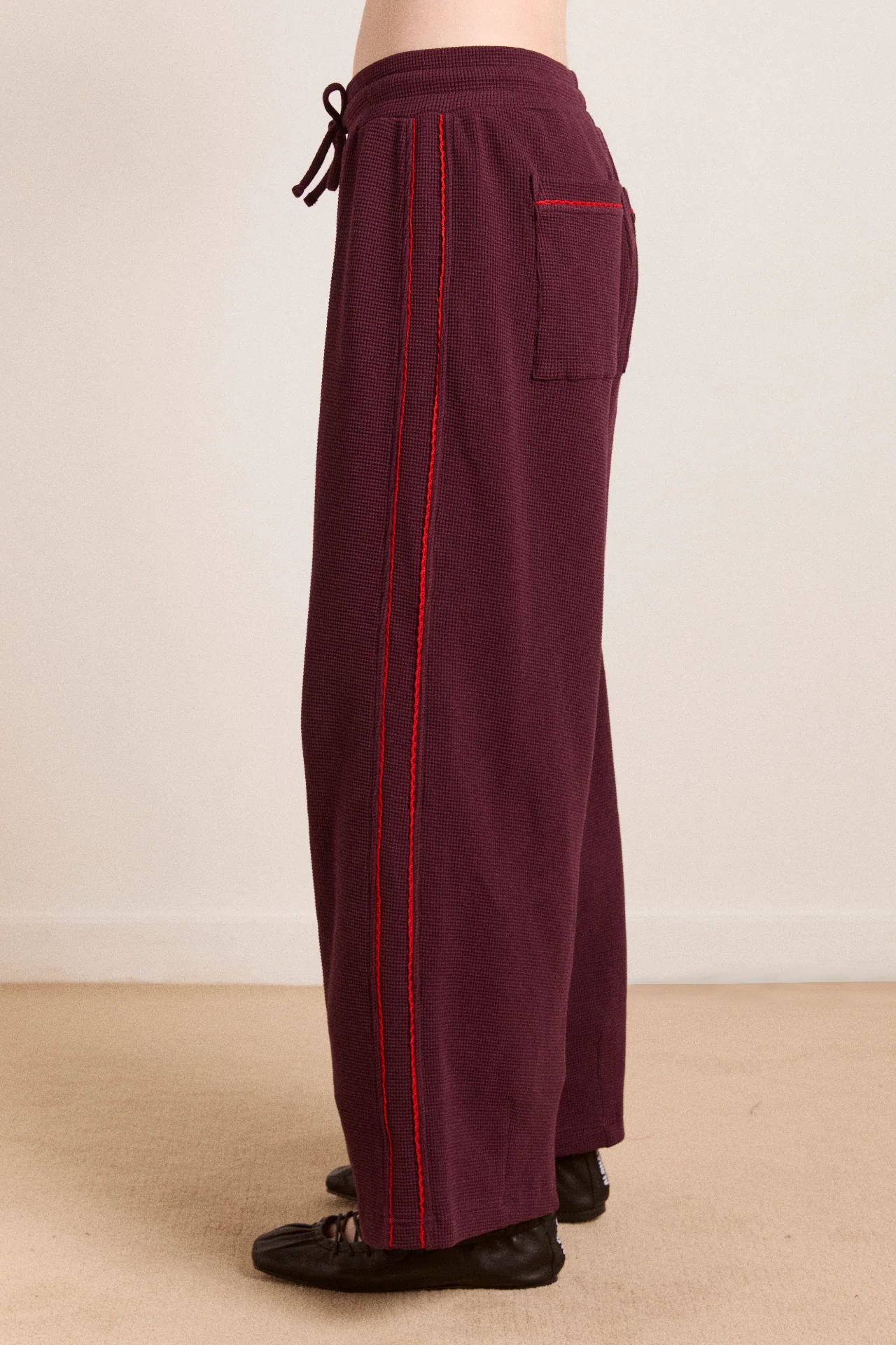 piper waffle jogger - burg