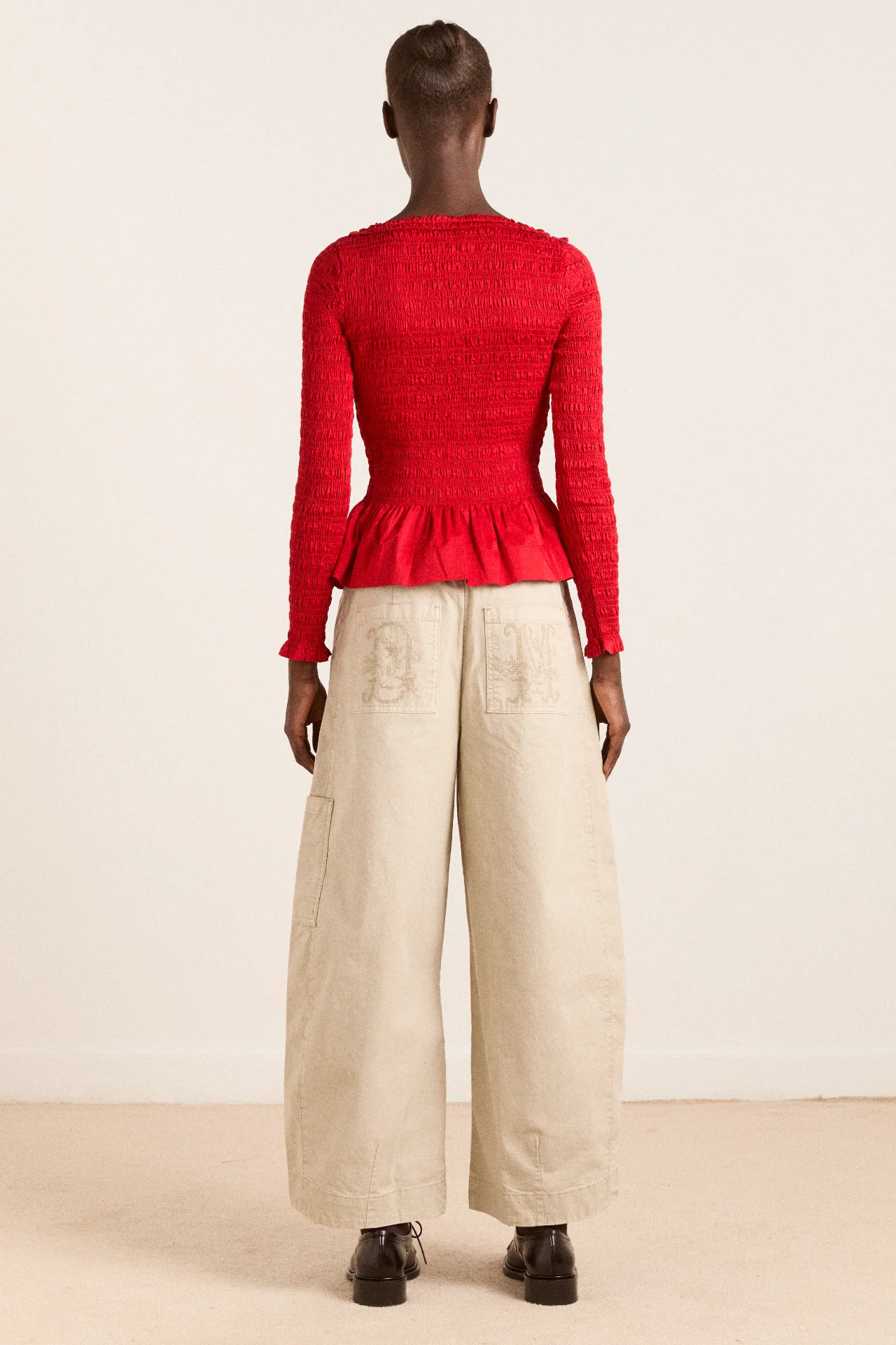 felix twill trouser - stone