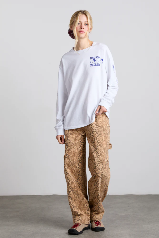 il bacio brunch long sleeve tee - white