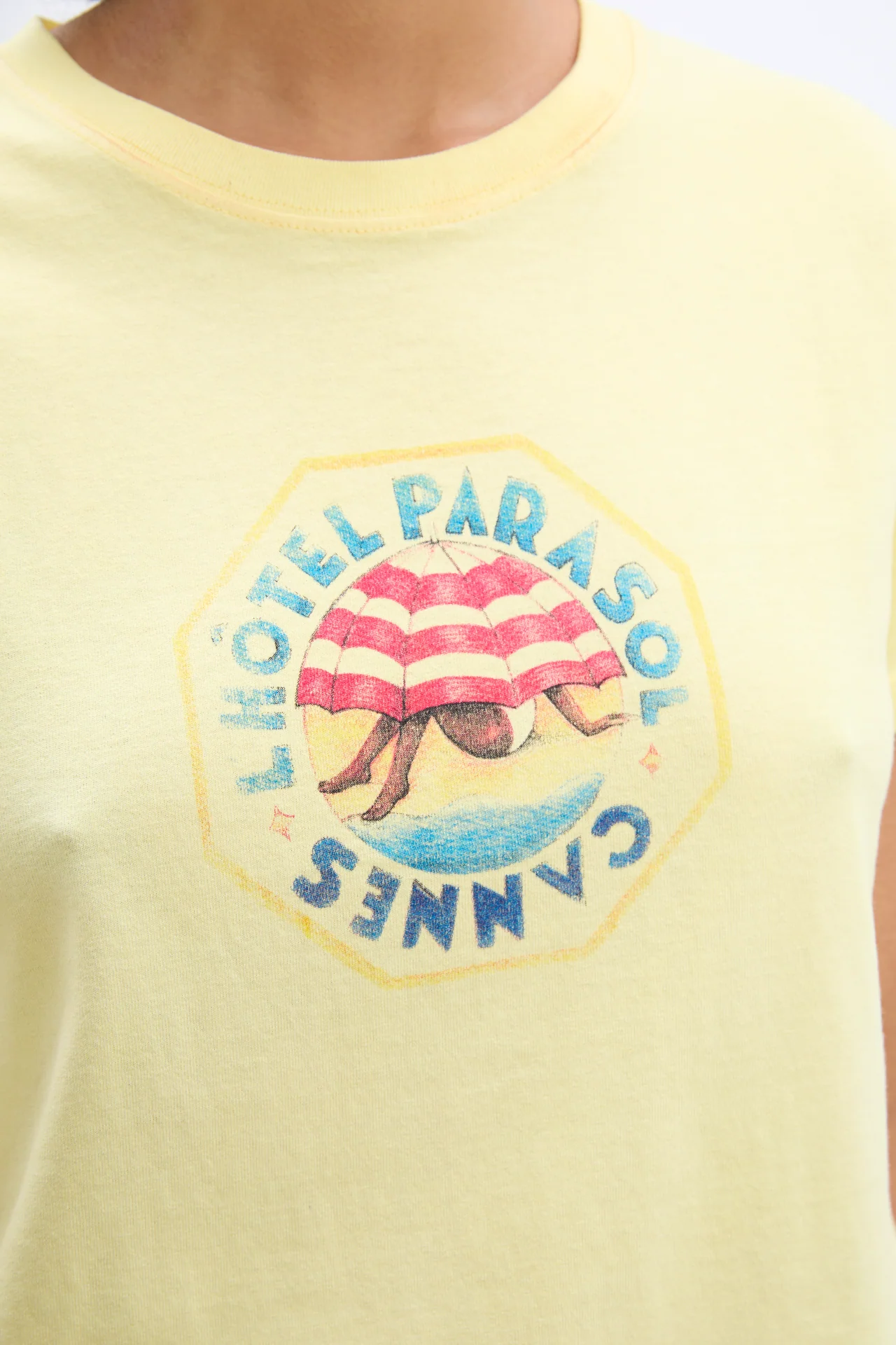 parasol garment dyed shrunken tee