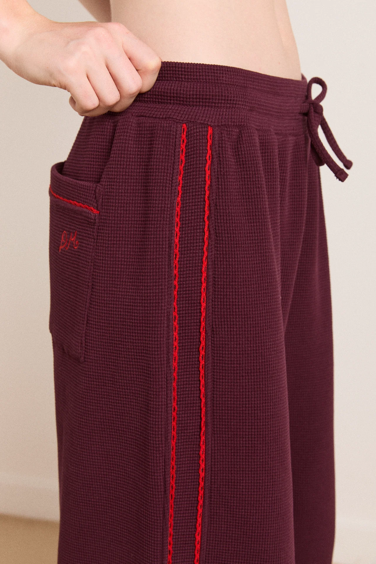 piper waffle jogger - burg