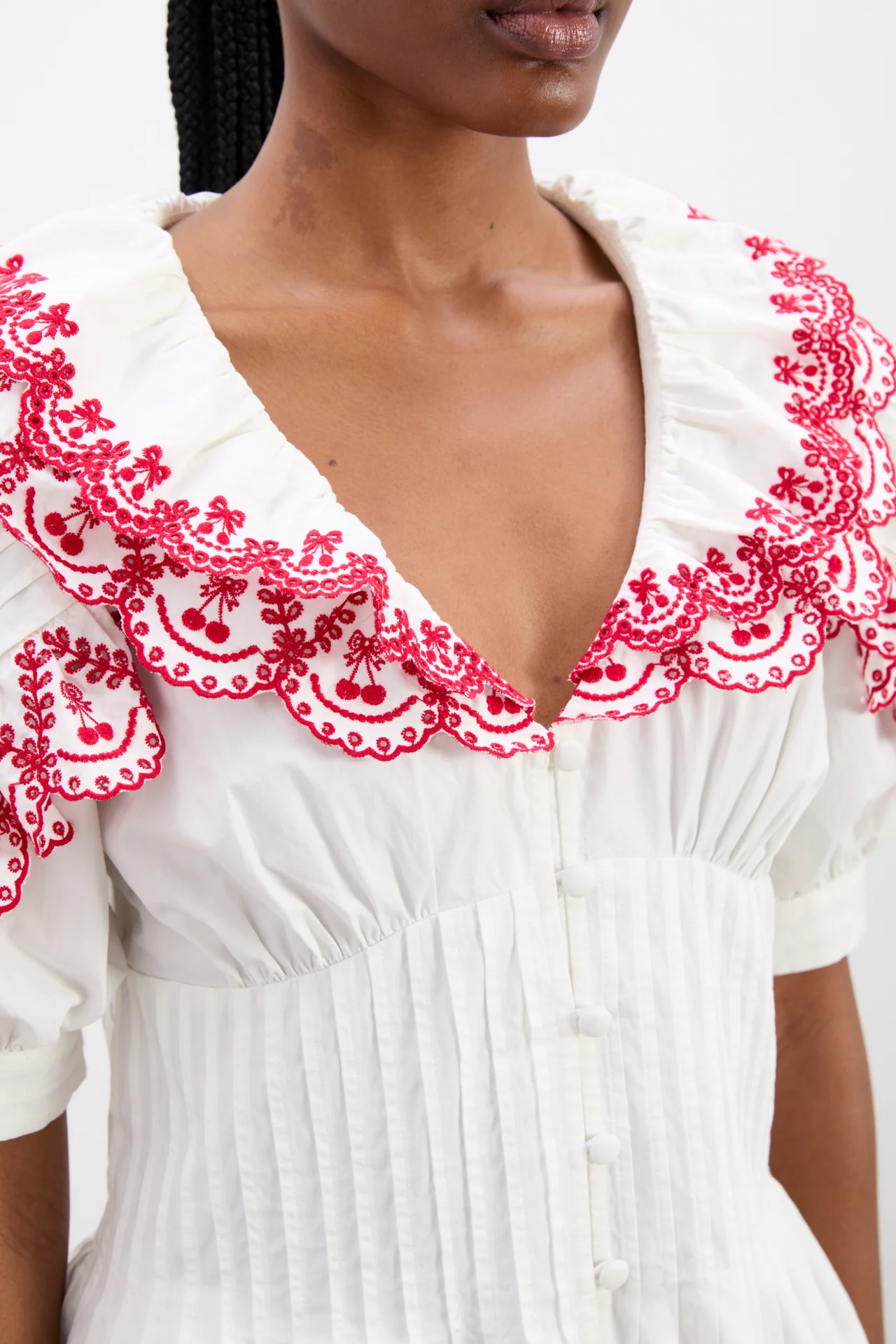 caroline blouse - cherries