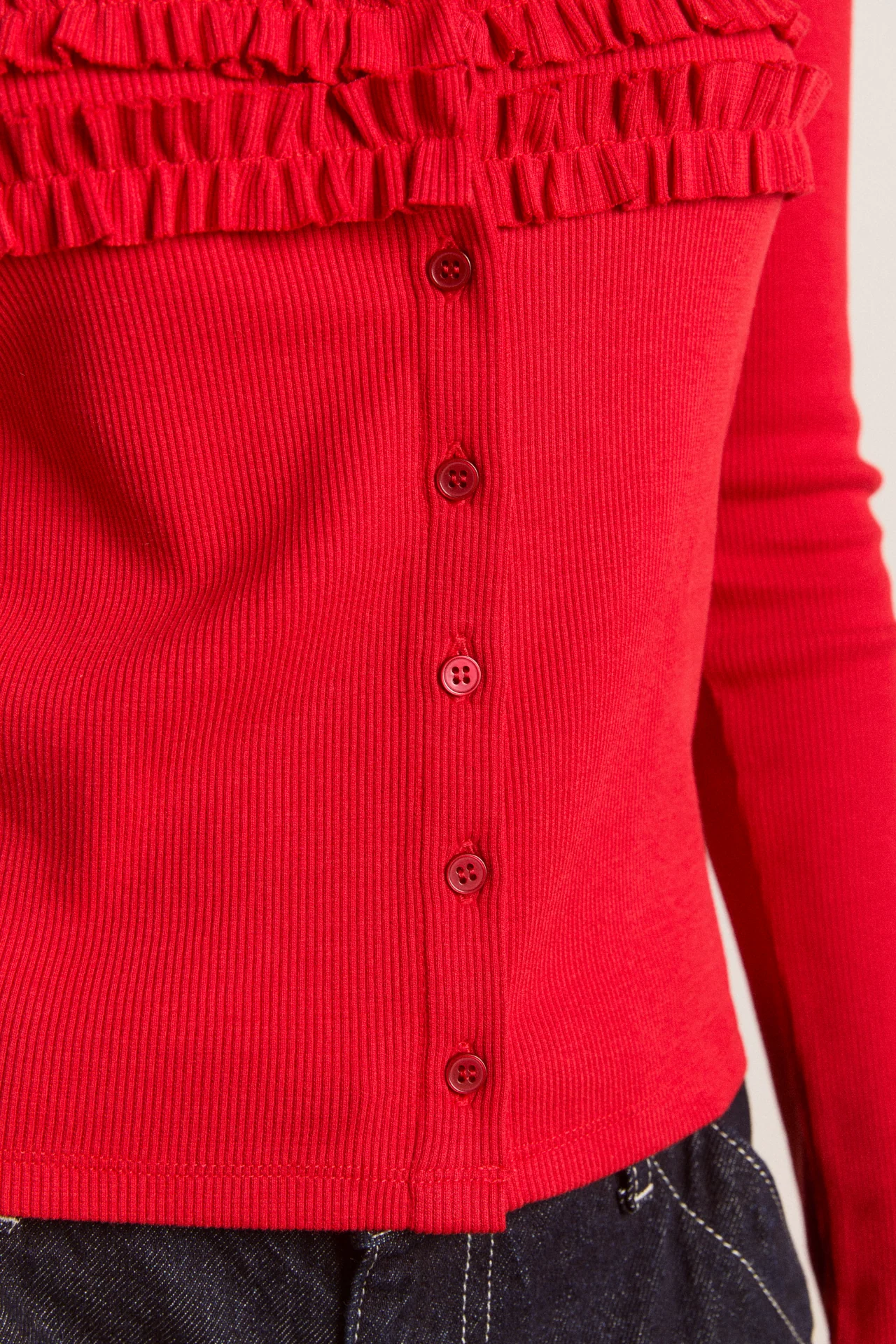 varsha cardigan - cherry