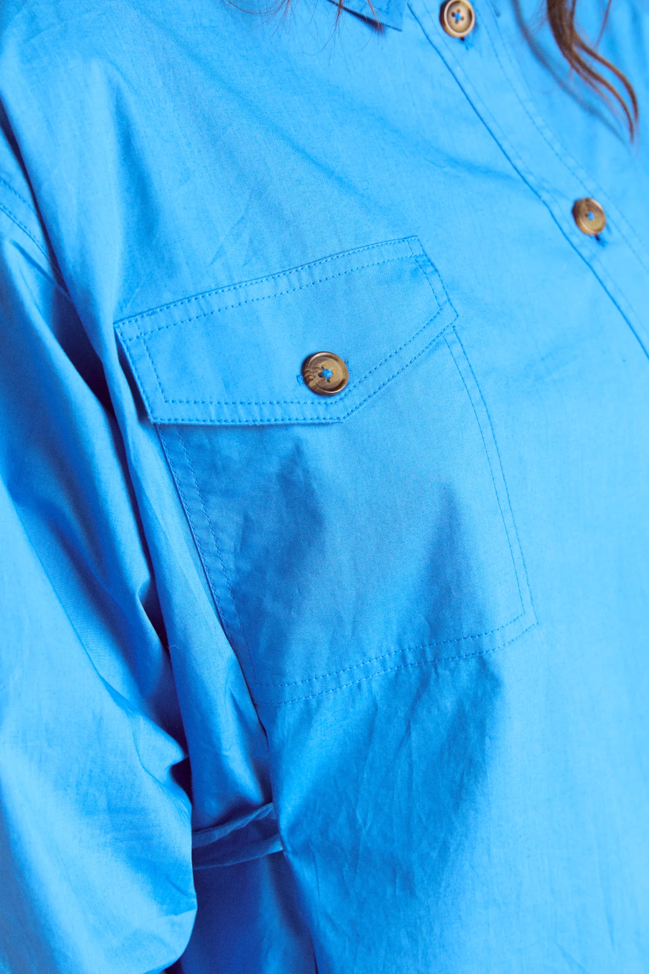 lux shirt - blue