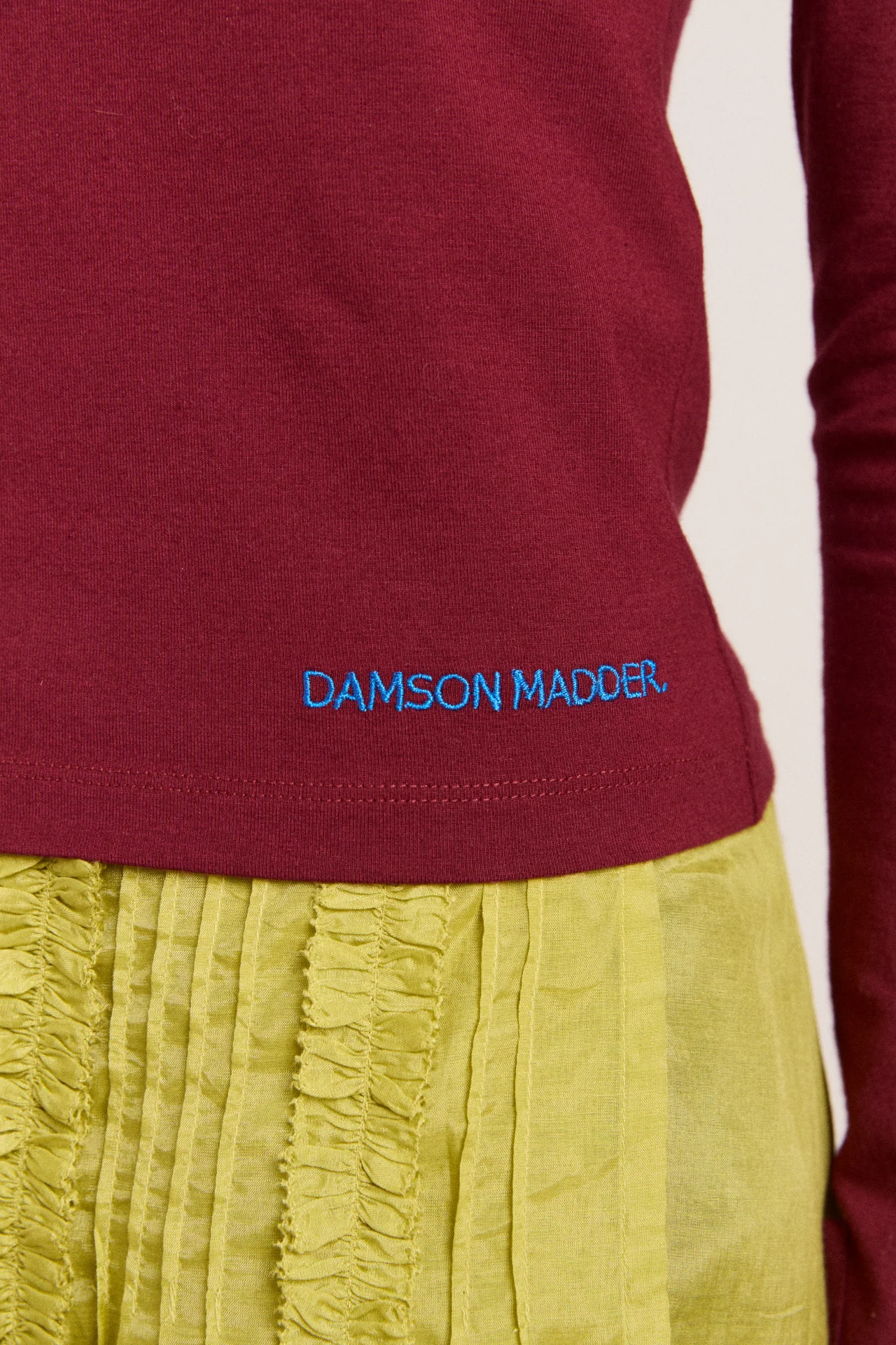 ninette ls top - burgundy