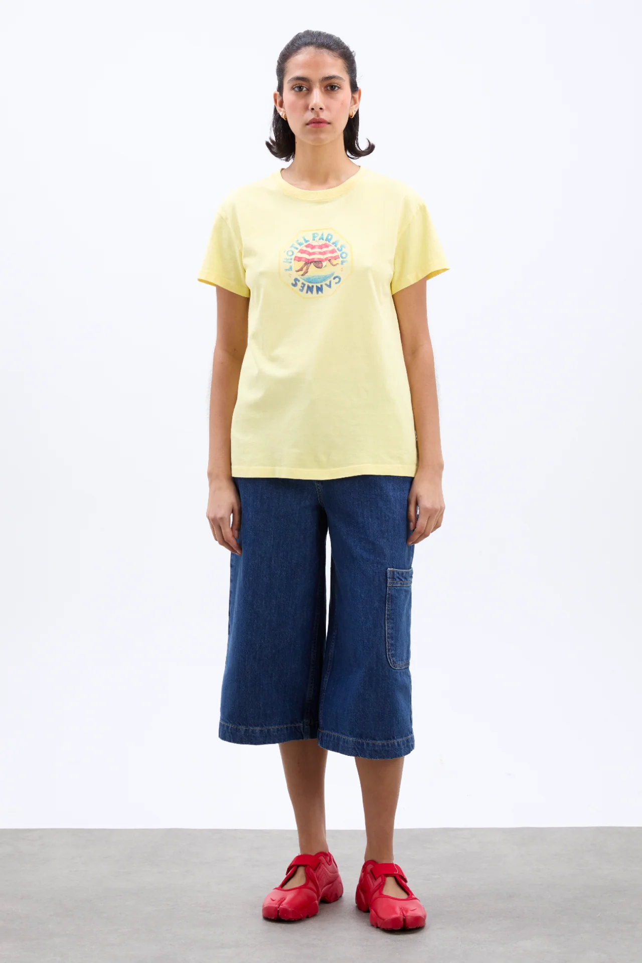 parasol garment dyed shrunken tee