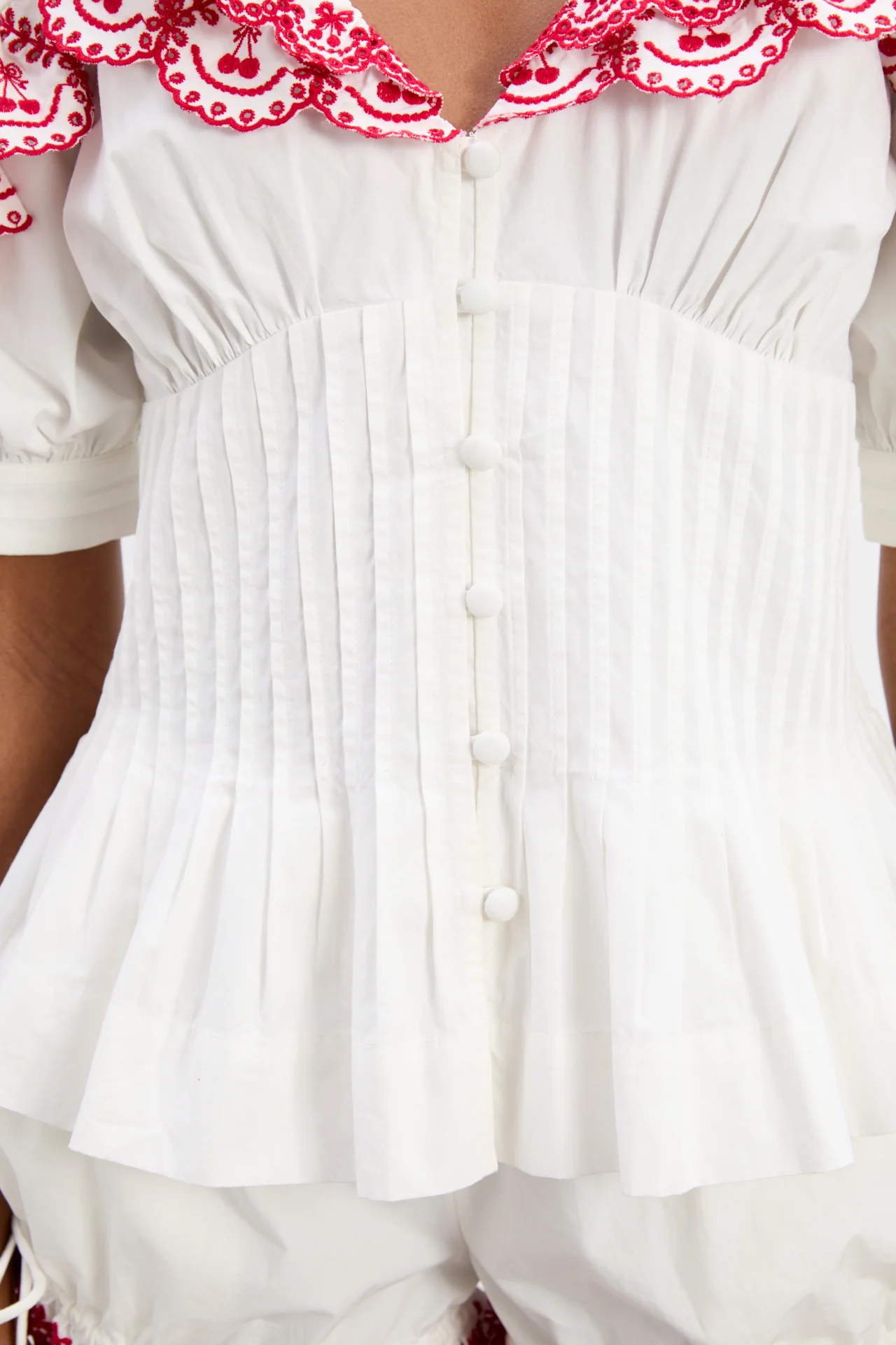 caroline blouse - cherries