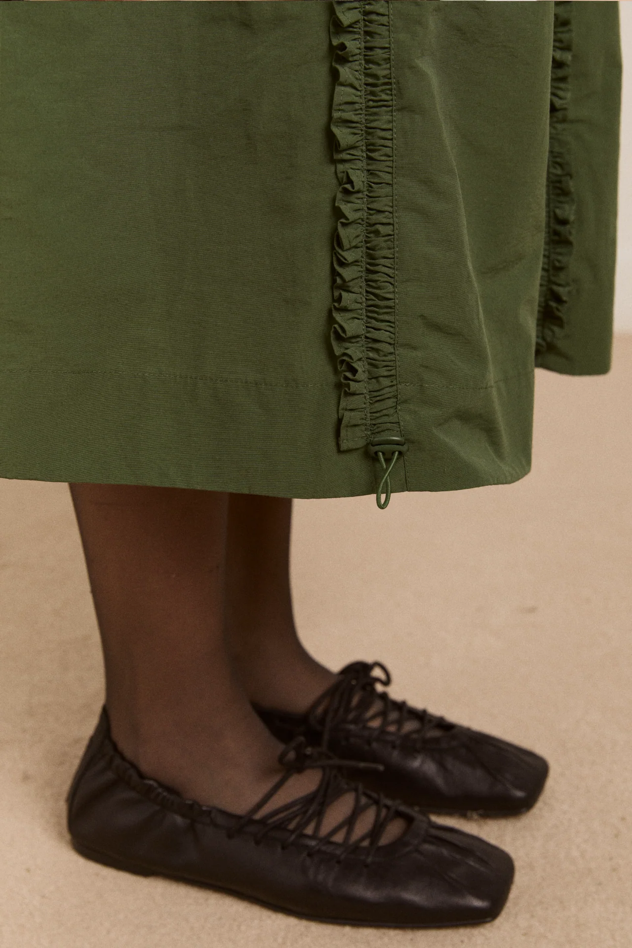 cynthia midi dress olive