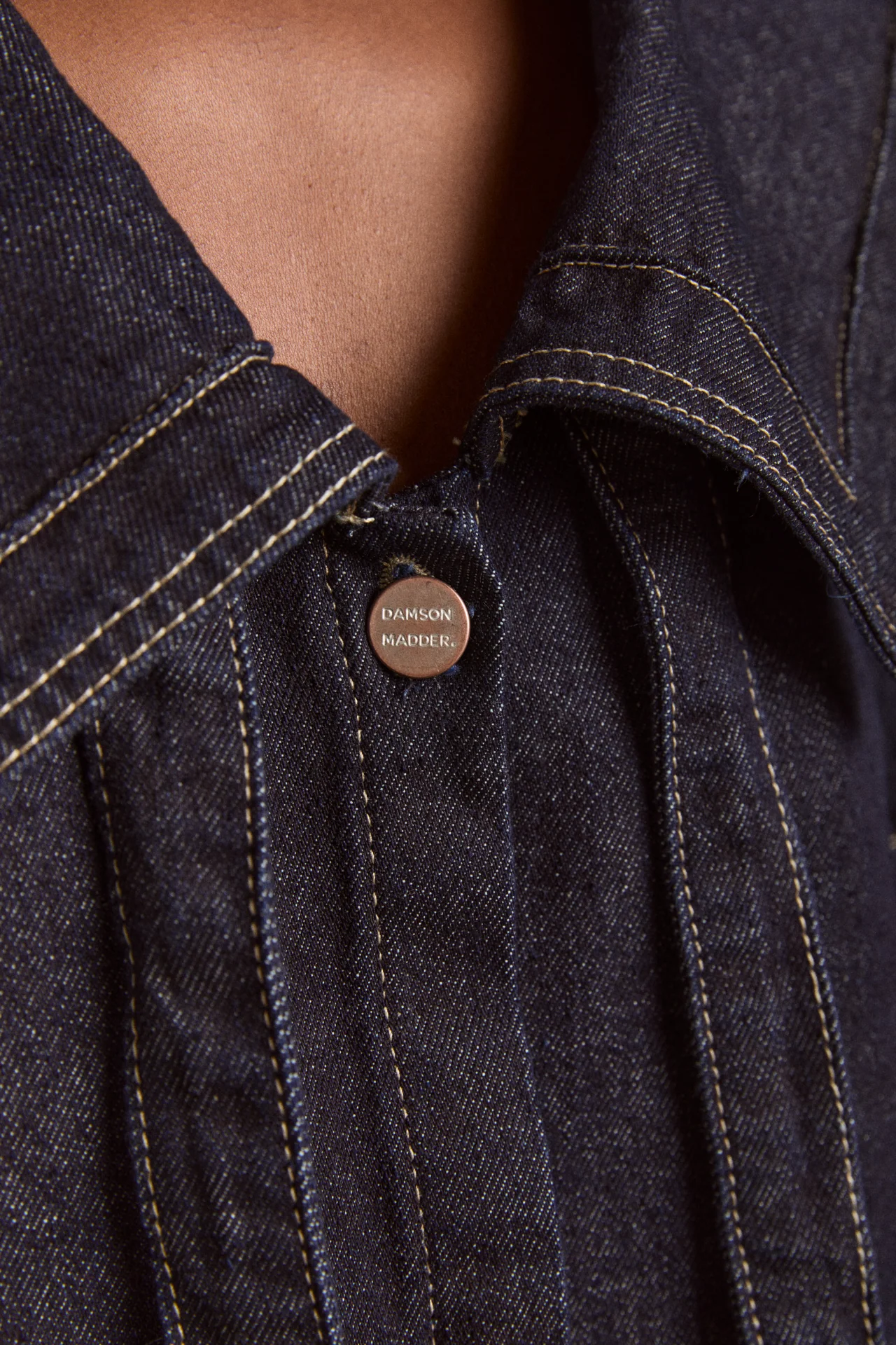 goldie dress - denim indigo