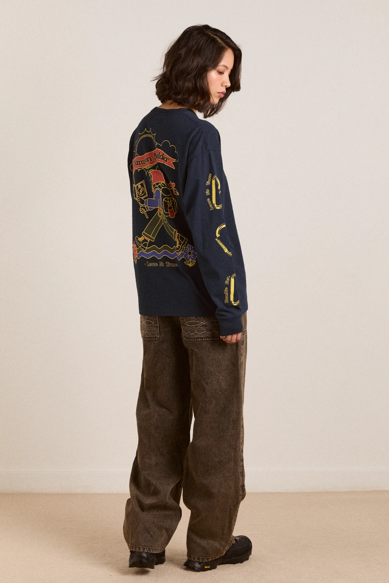 The Rambler LS Tee - Navy