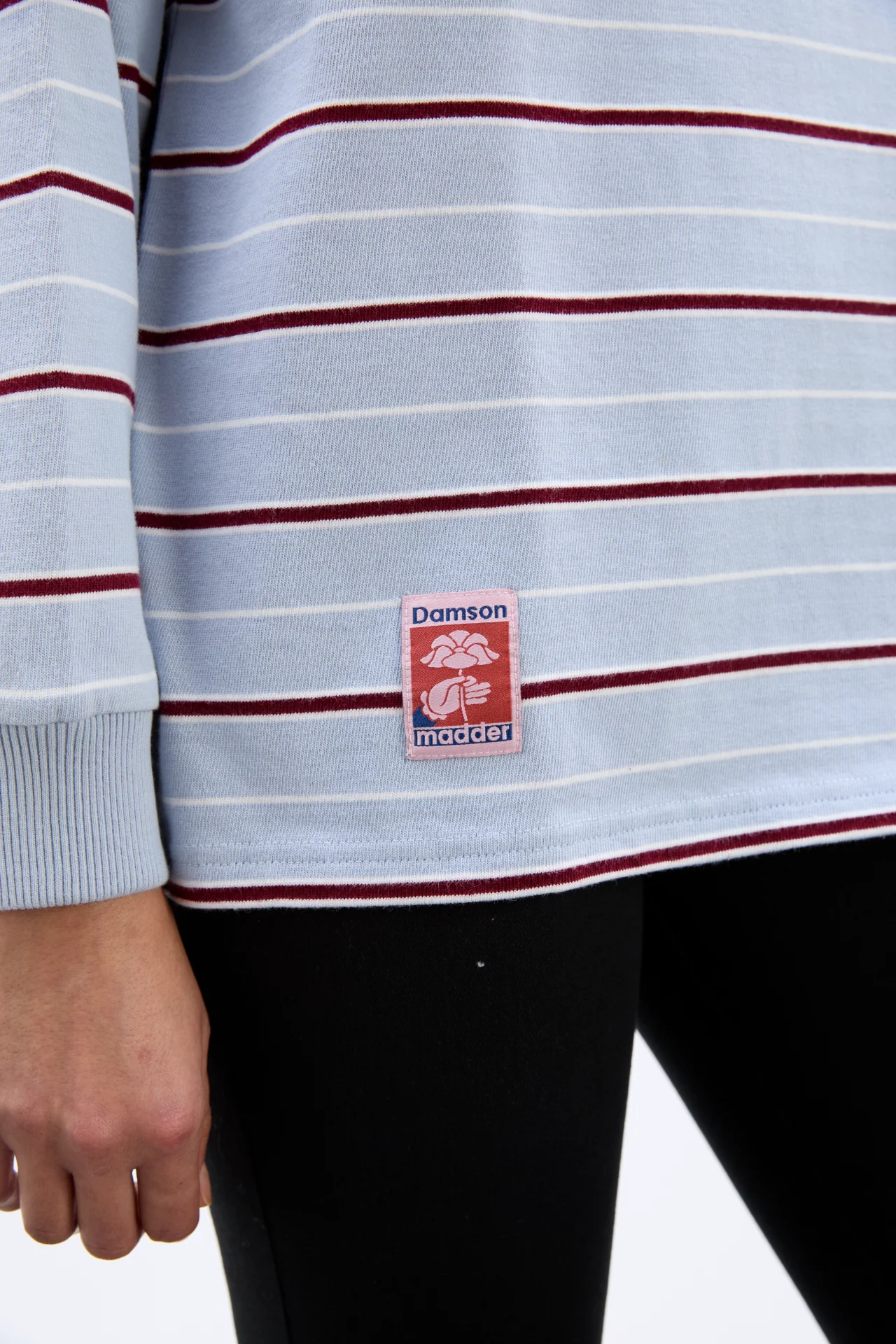 remie rugby shirt - light blue stripe