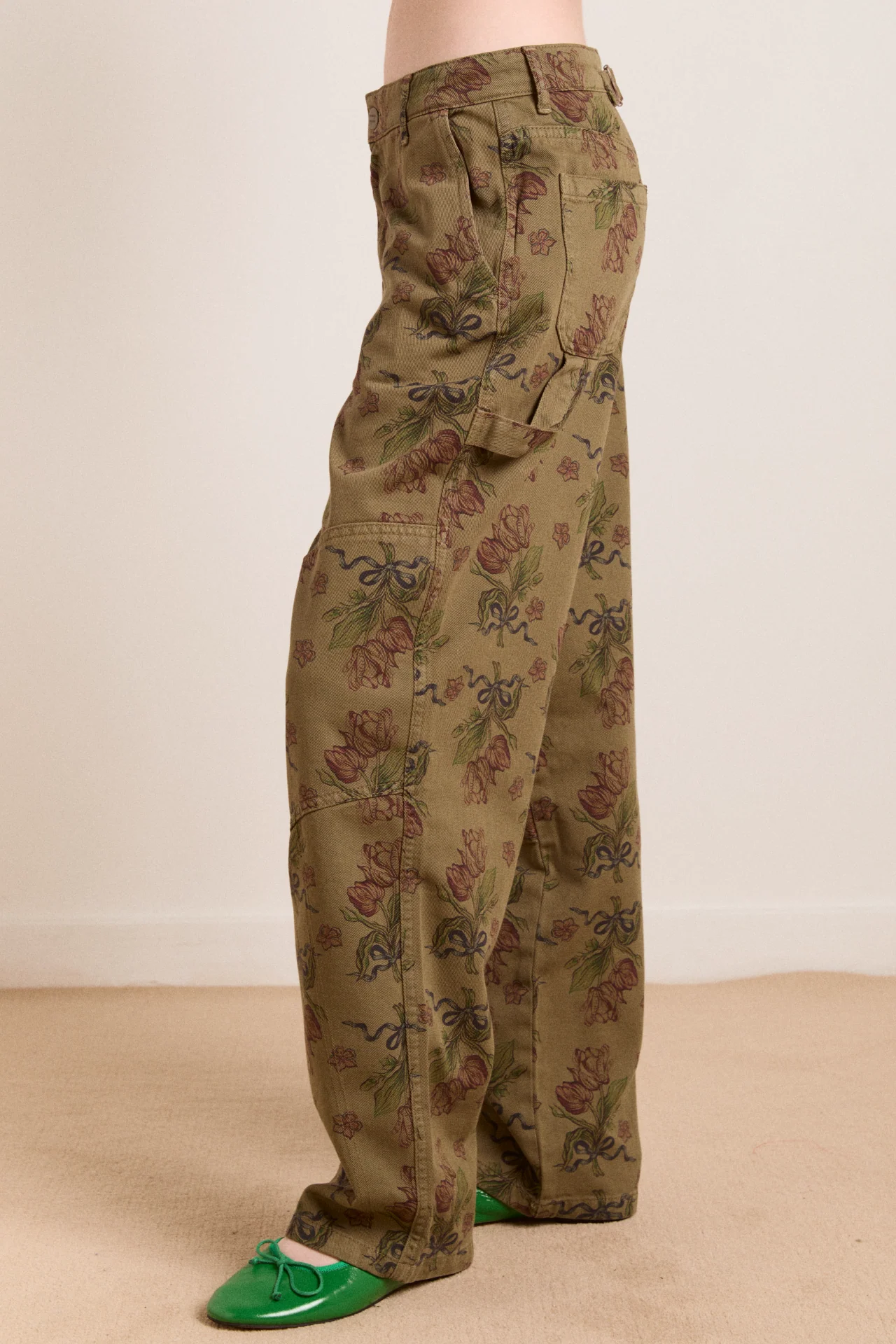 drew jeans - overdye tulip khaki