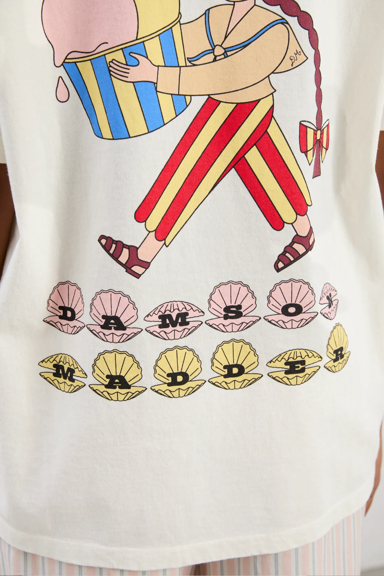 gelati girl boyfriend tee- white