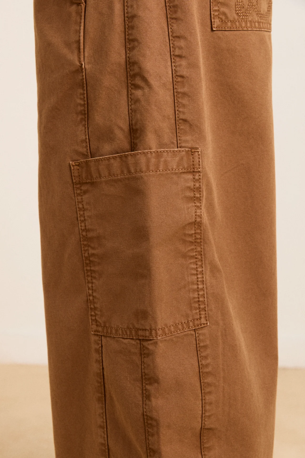 felix twill trouser - caramel