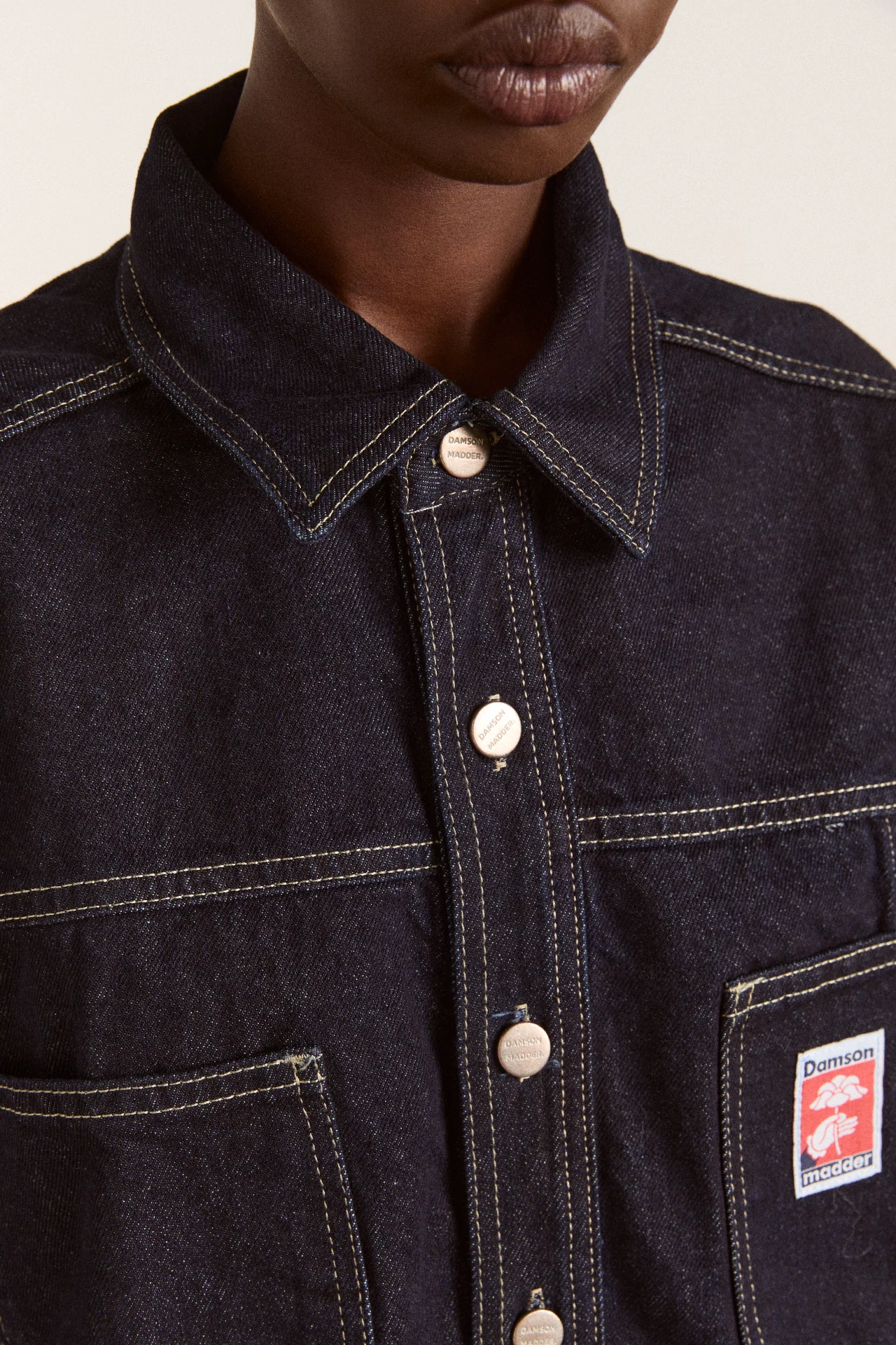 nova oversized shacket - indigo