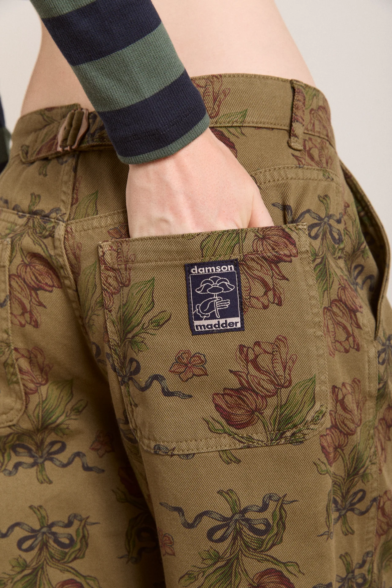 drew jeans - overdye tulip khaki