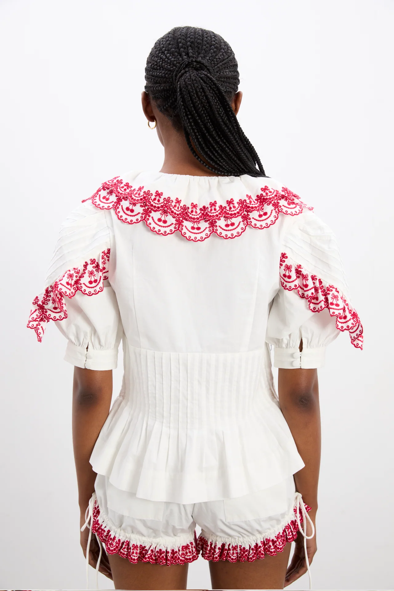 caroline blouse - cherries