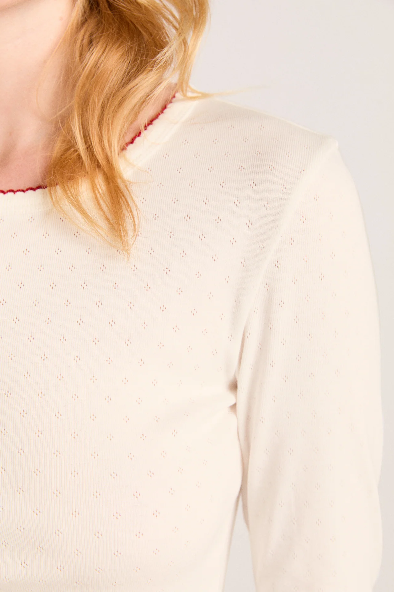 hester henley top - off white