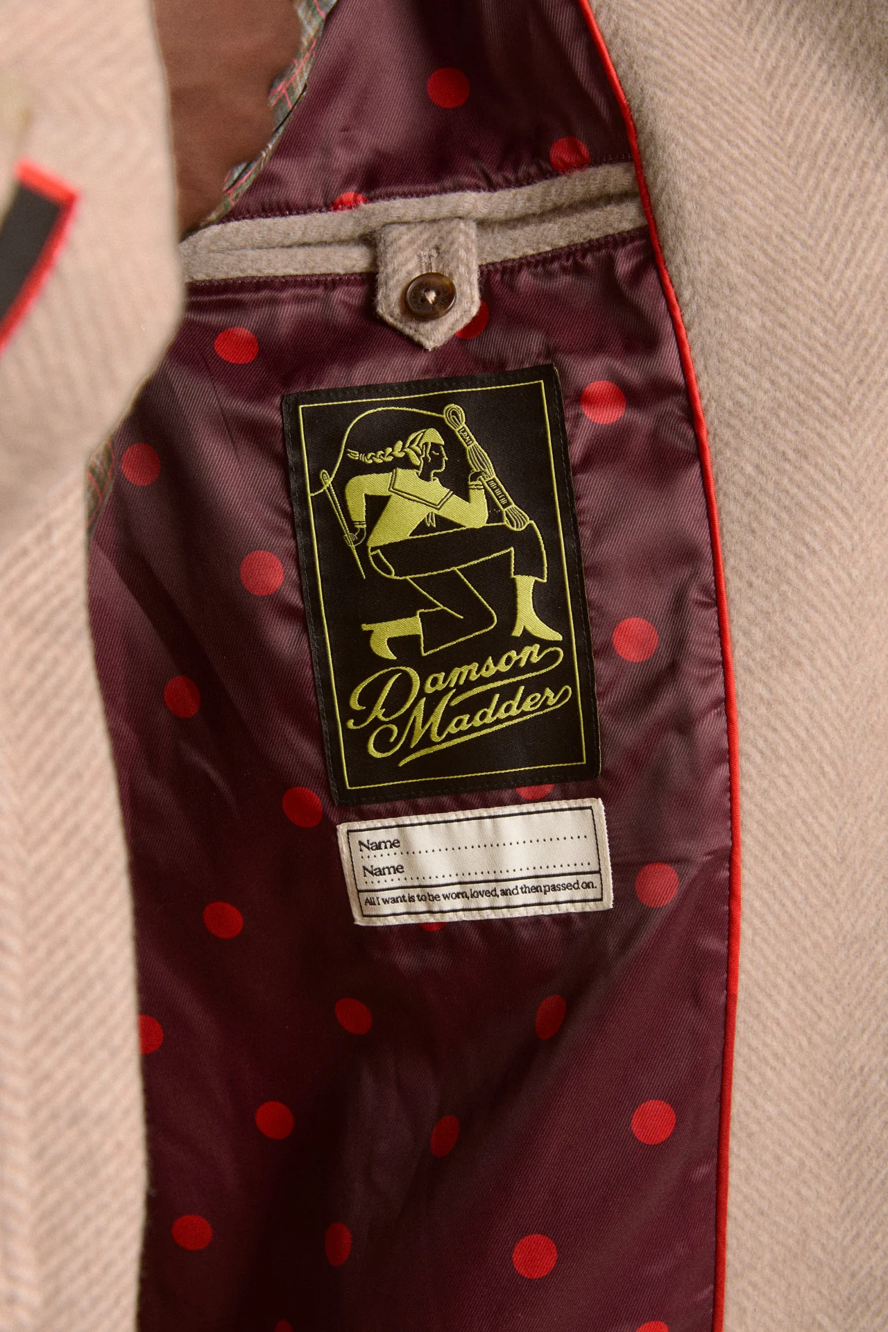 jude wool coat - oat