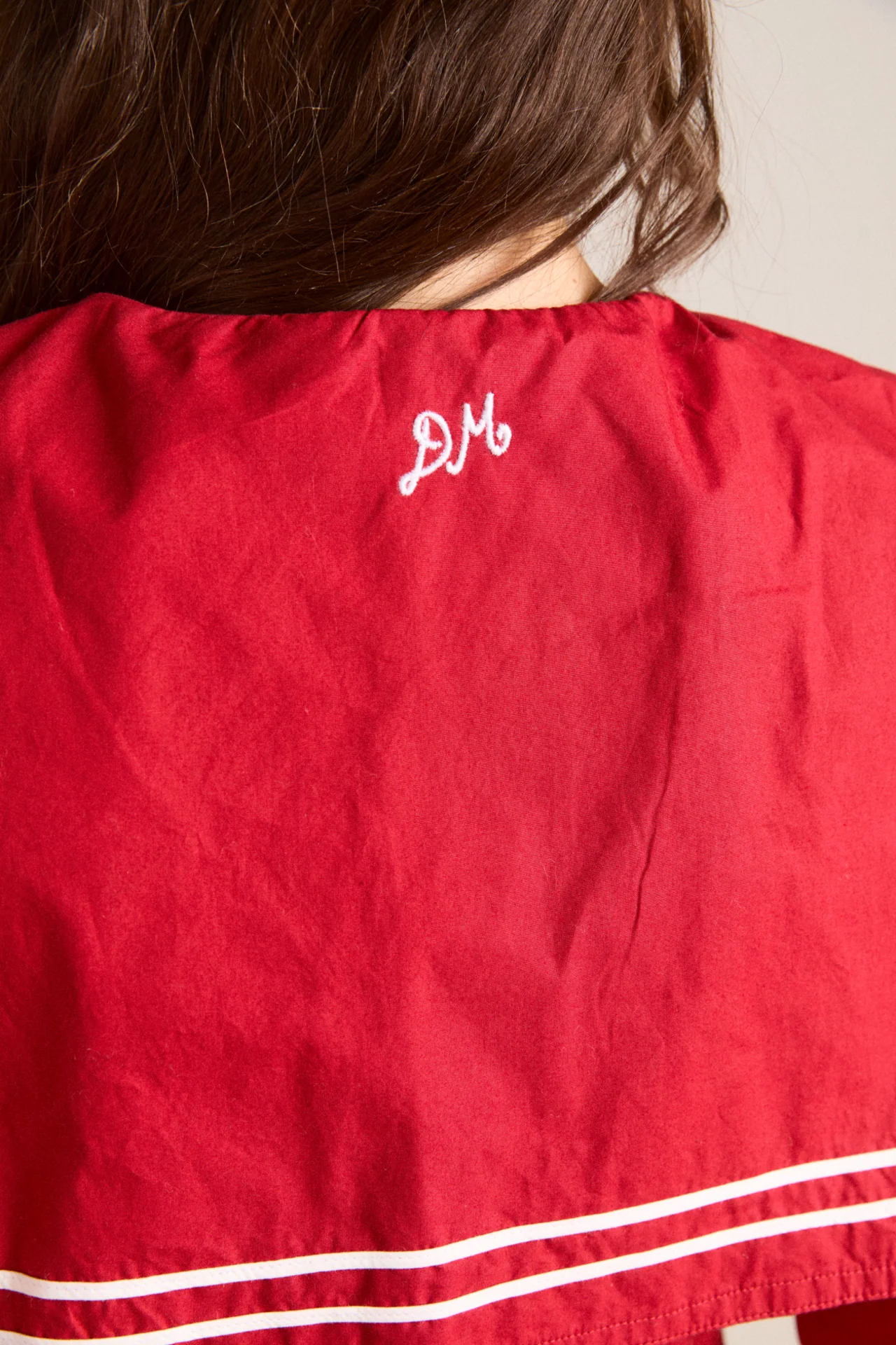 keisha blouse - cherry red