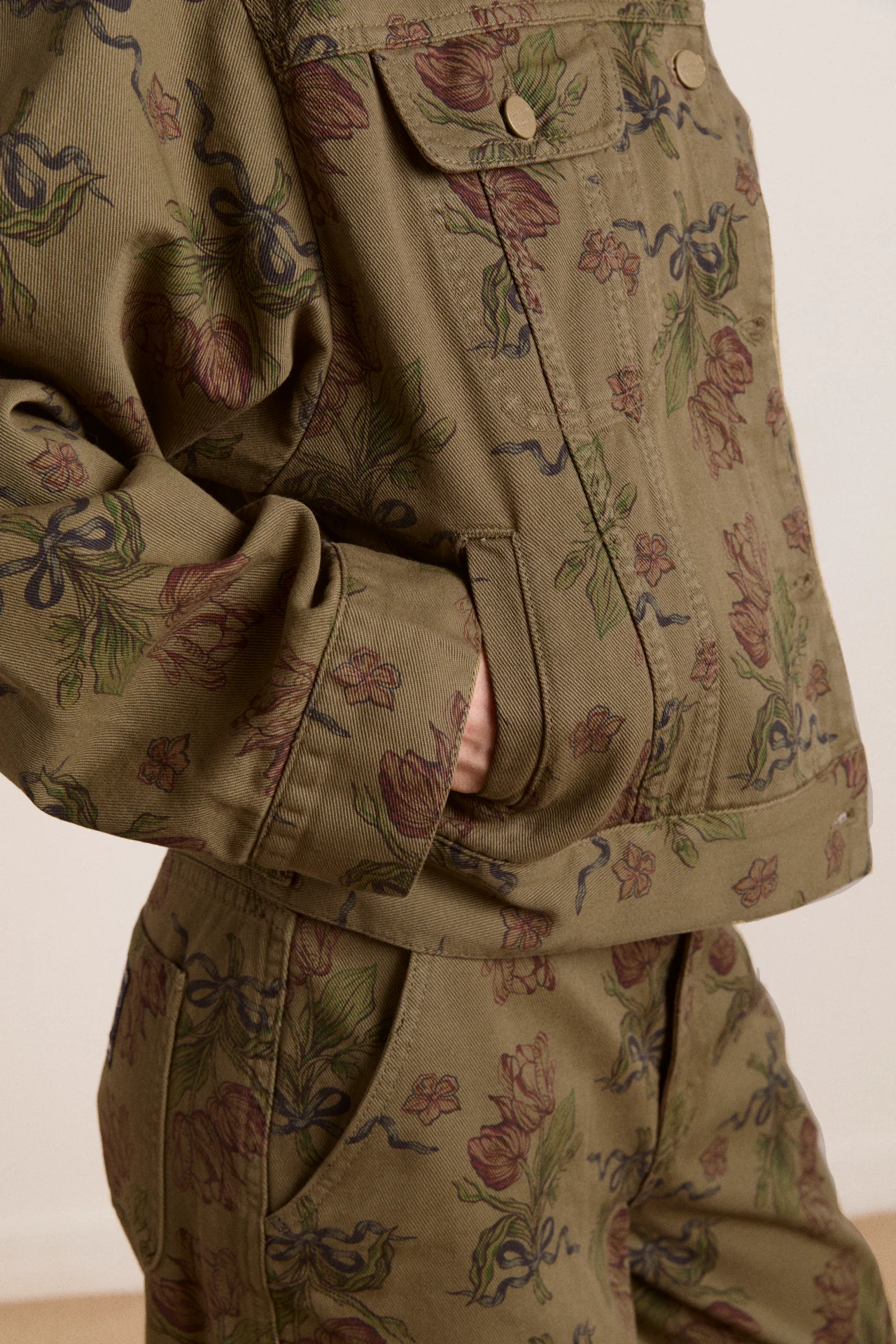 stacia jacket - overdye tulip khaki