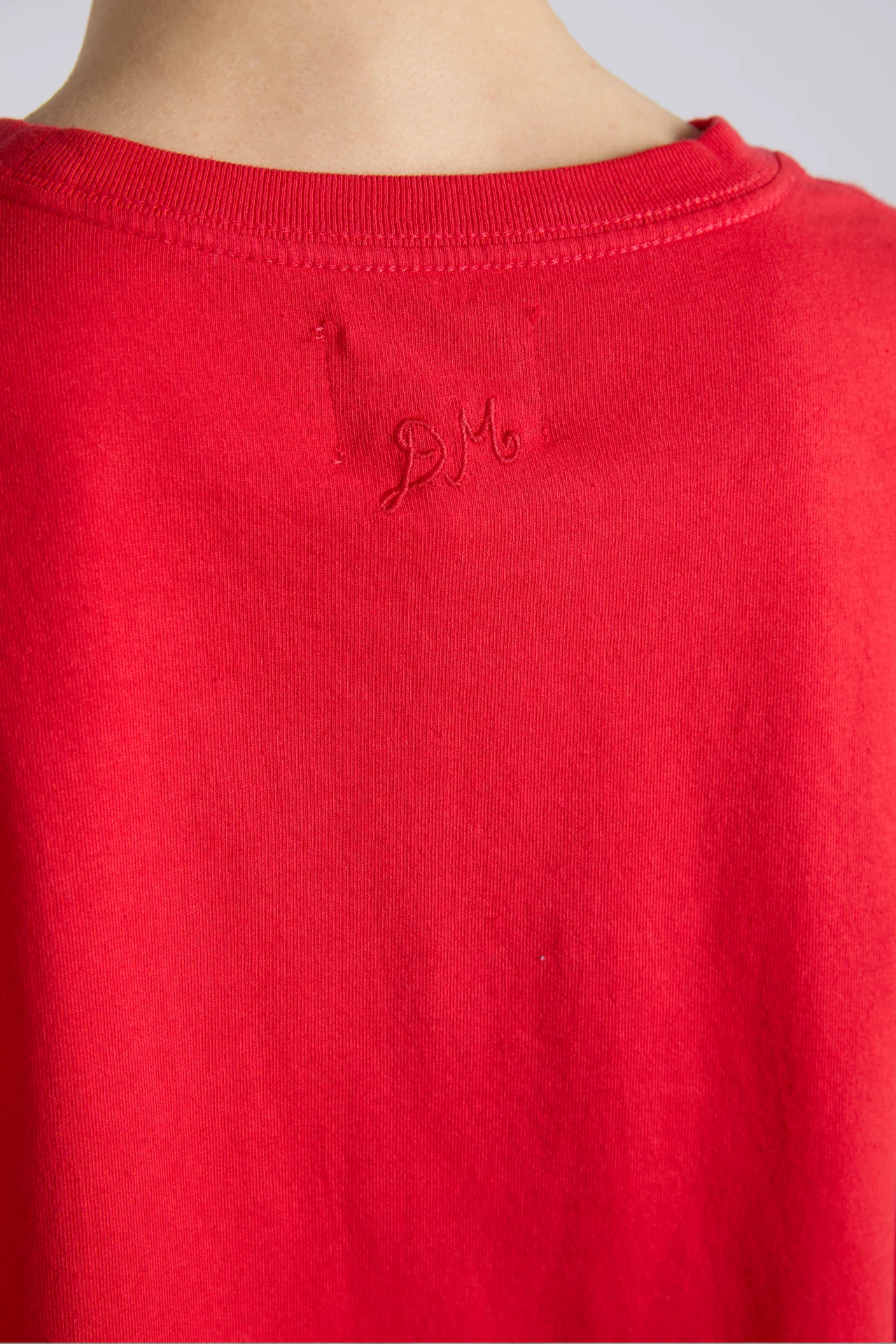 chilli boyfriend tee - washed red
