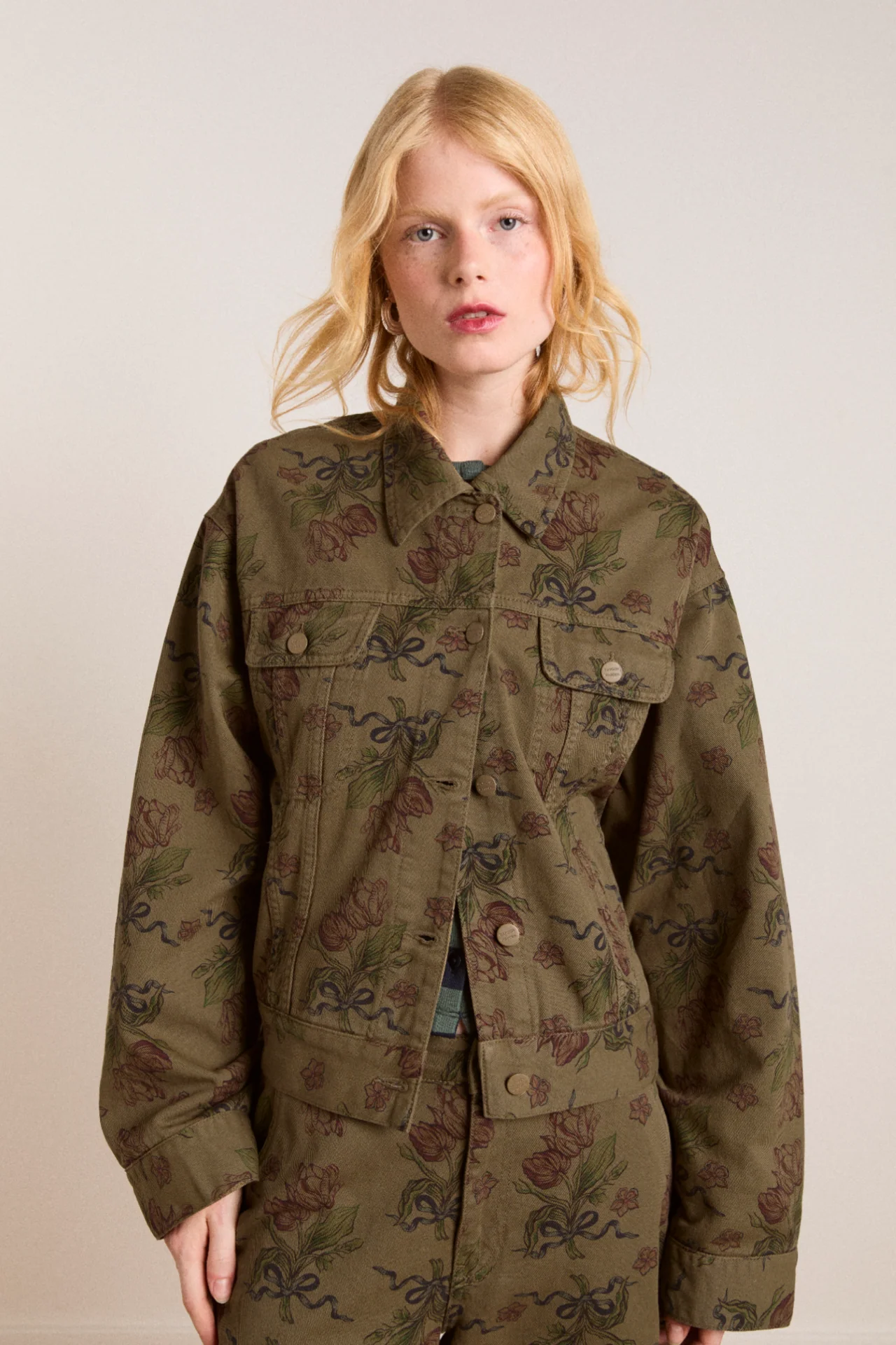 stacia jacket - overdye tulip khaki