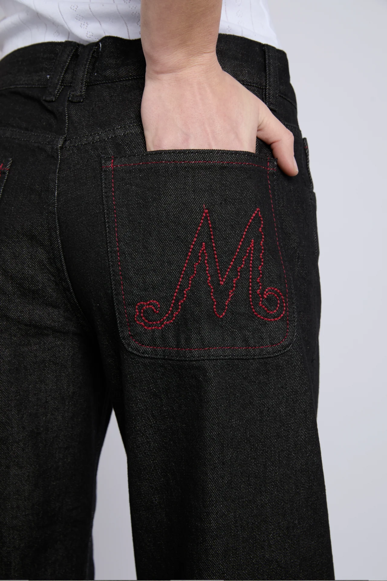selvedge sylvie jeans - washed black (online exclusive)