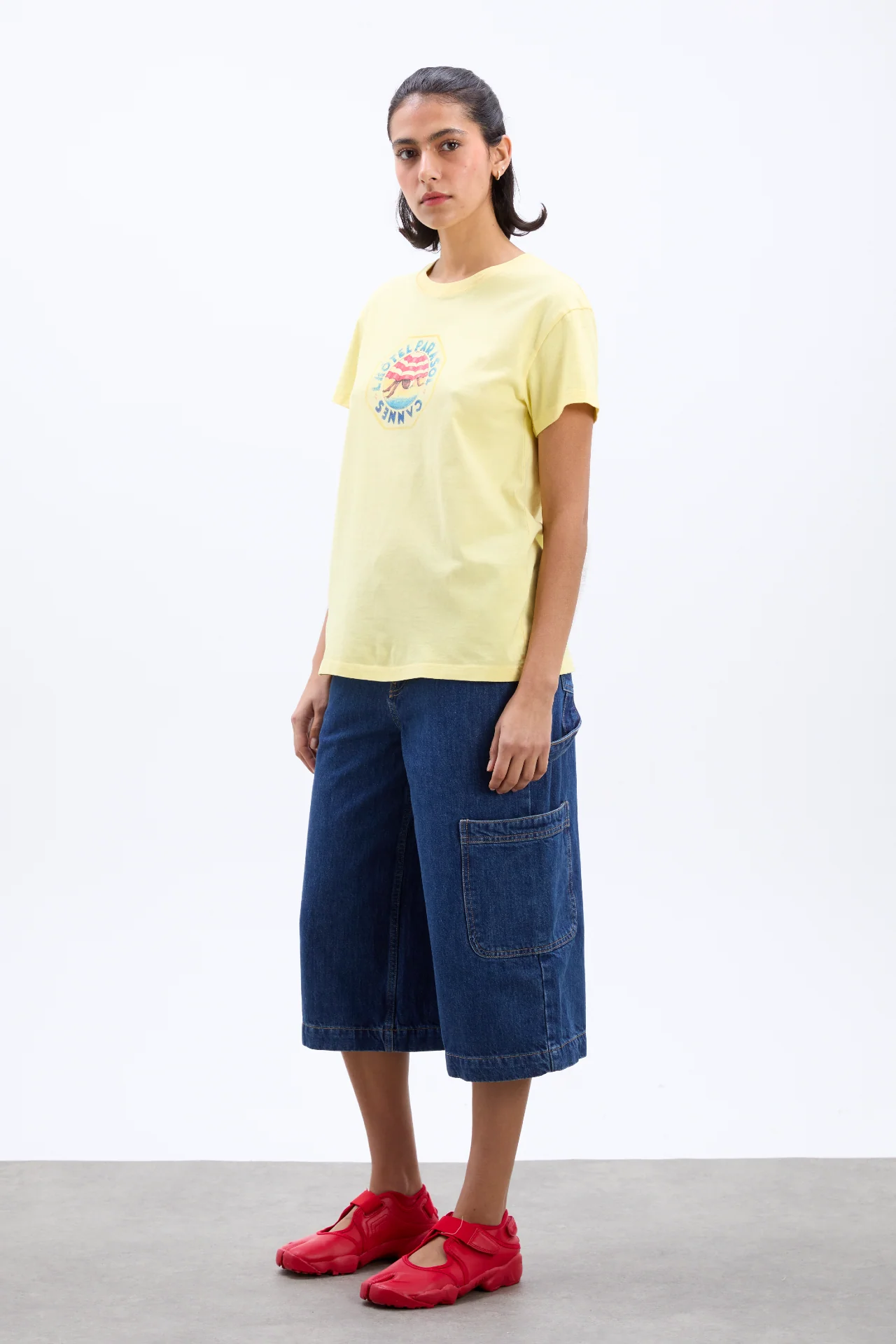 parasol garment dyed shrunken tee