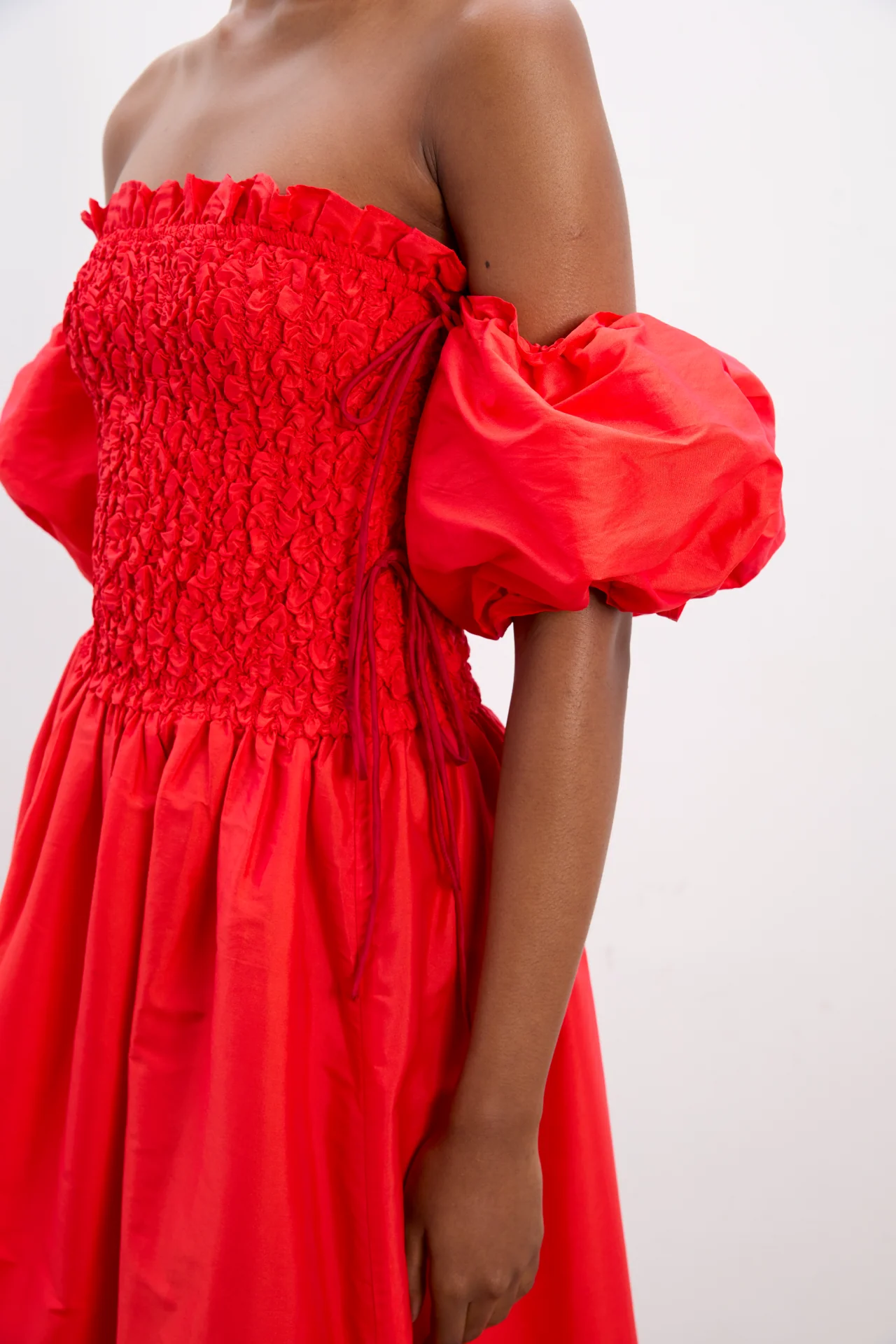 sita multiway midi dress - red