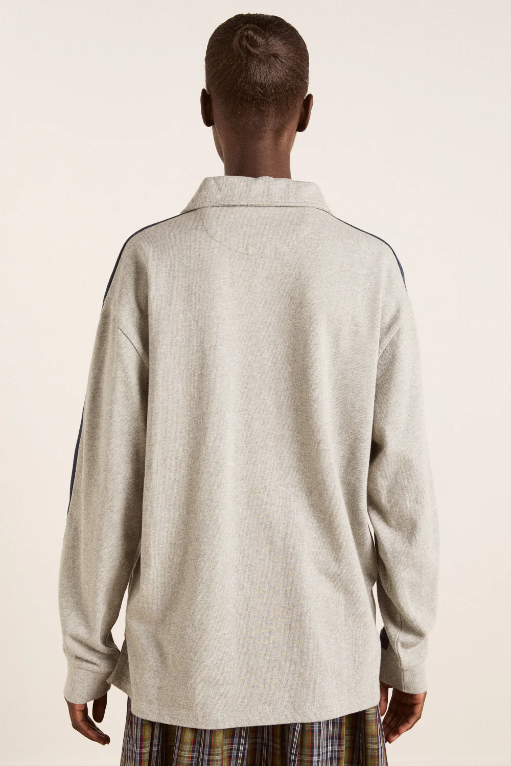 verity v-neck rugby top - stripe