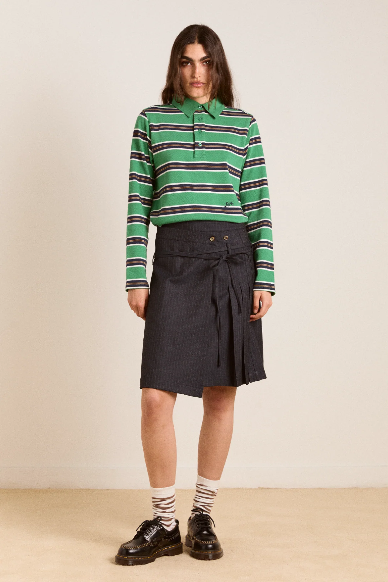 libby kilt - pinstripe