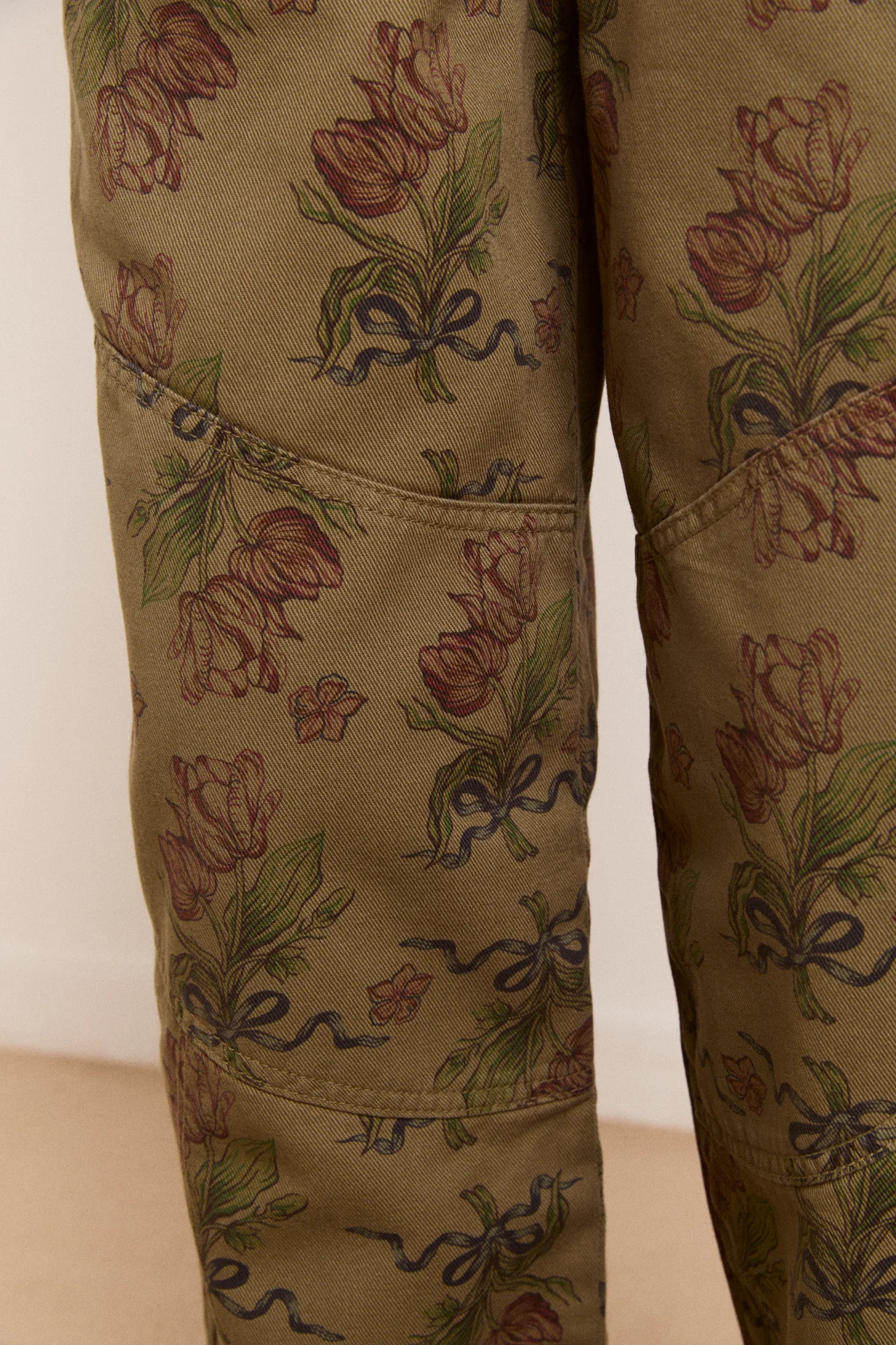 drew jeans - overdye tulip khaki