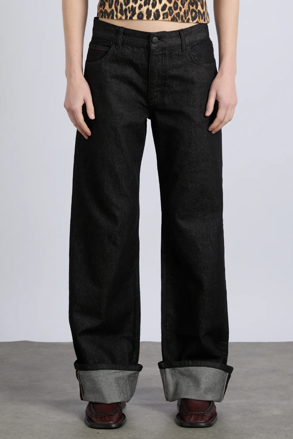 selvedge sylvie jeans - washed black (online exclusive)