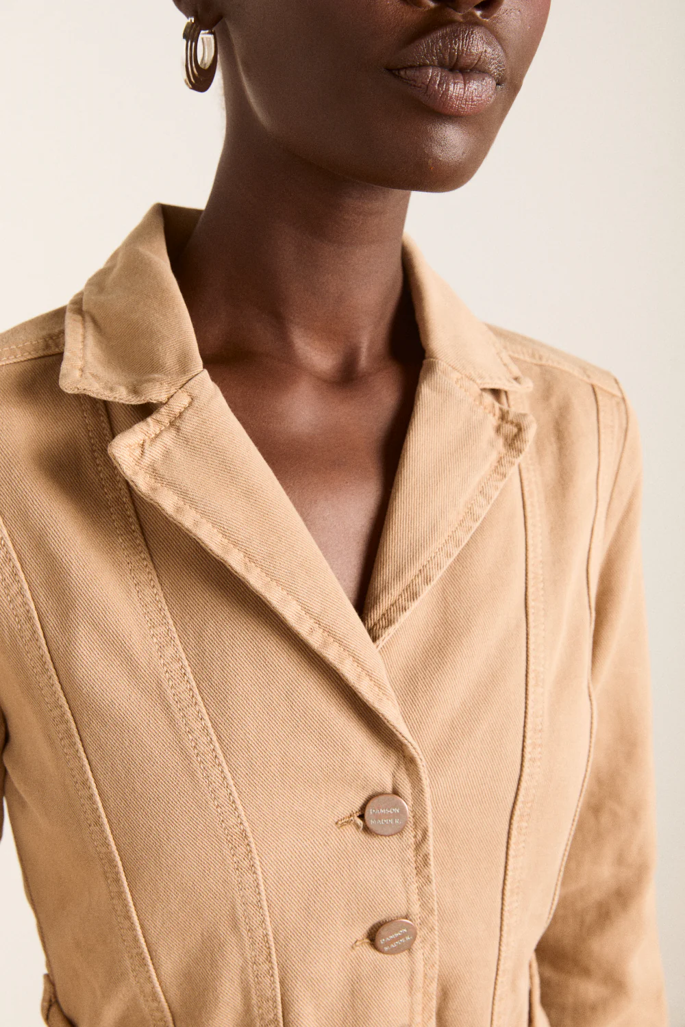 francie blazer - tan