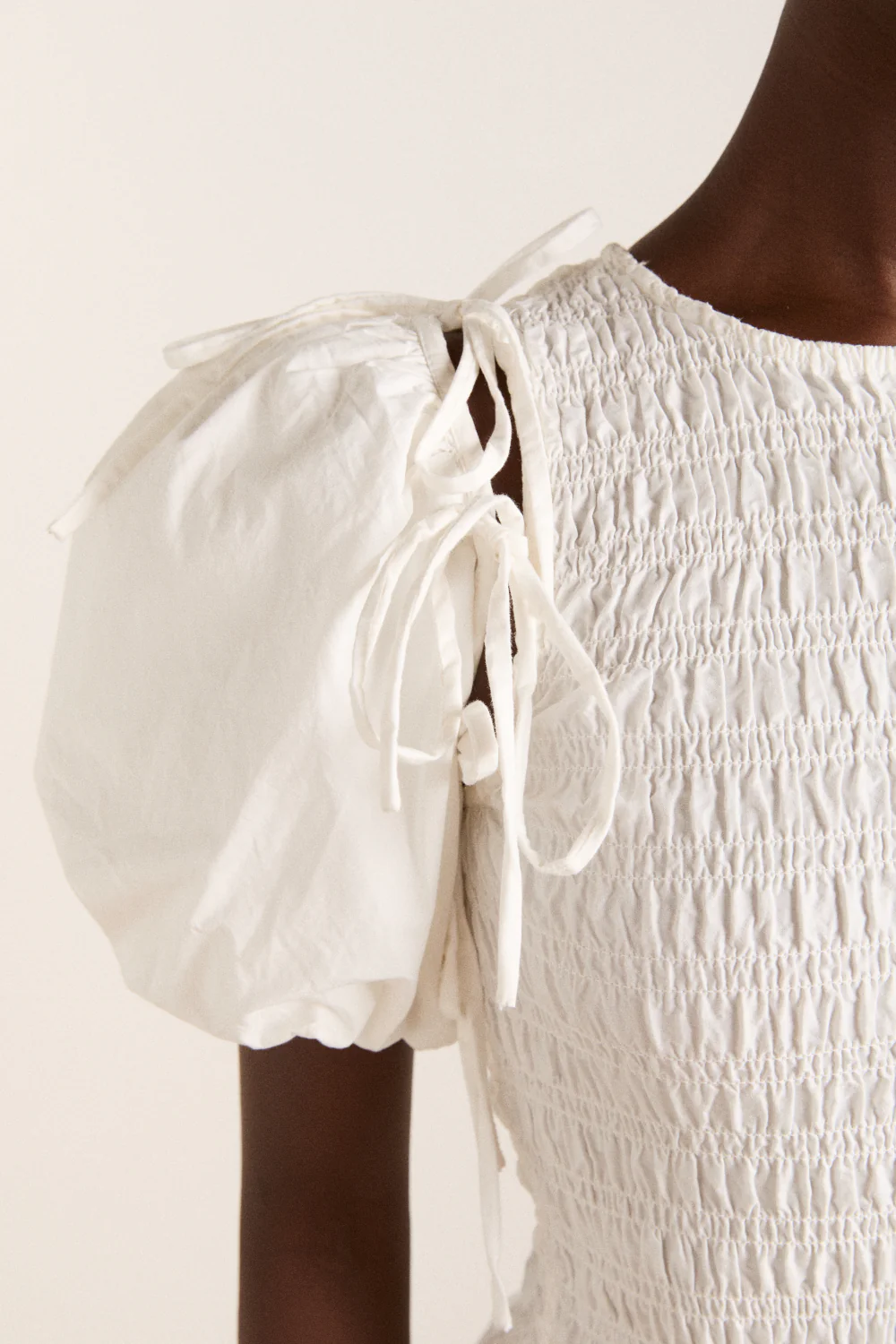 becca multi-way blouse - white