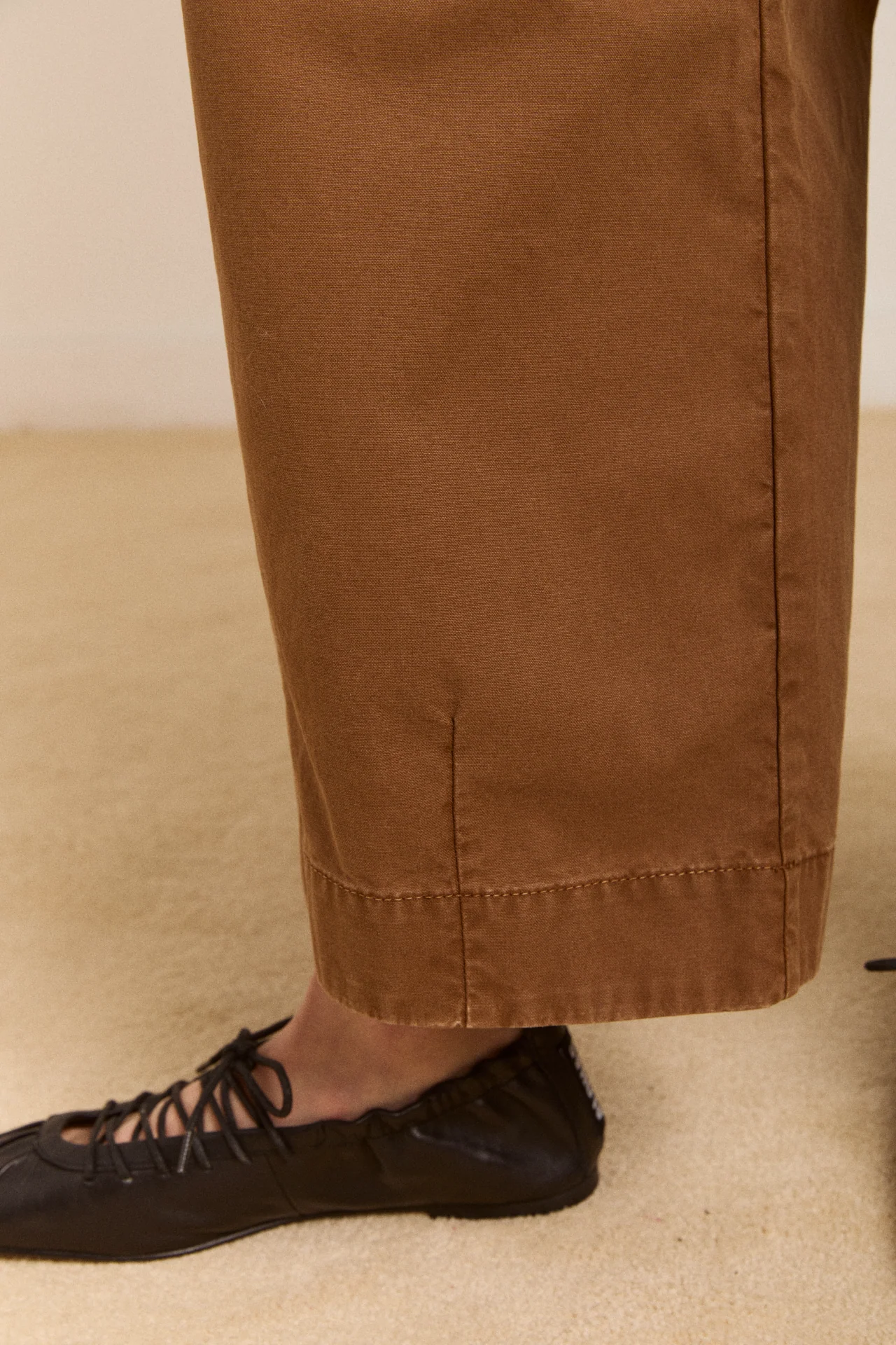 felix twill trouser - caramel