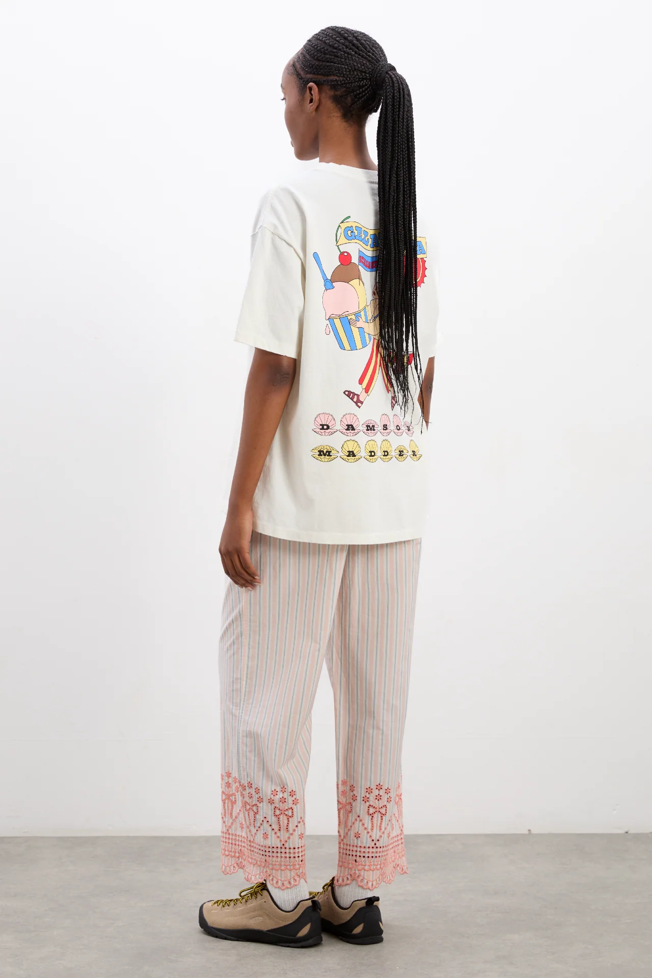 gelati girl boyfriend tee- white