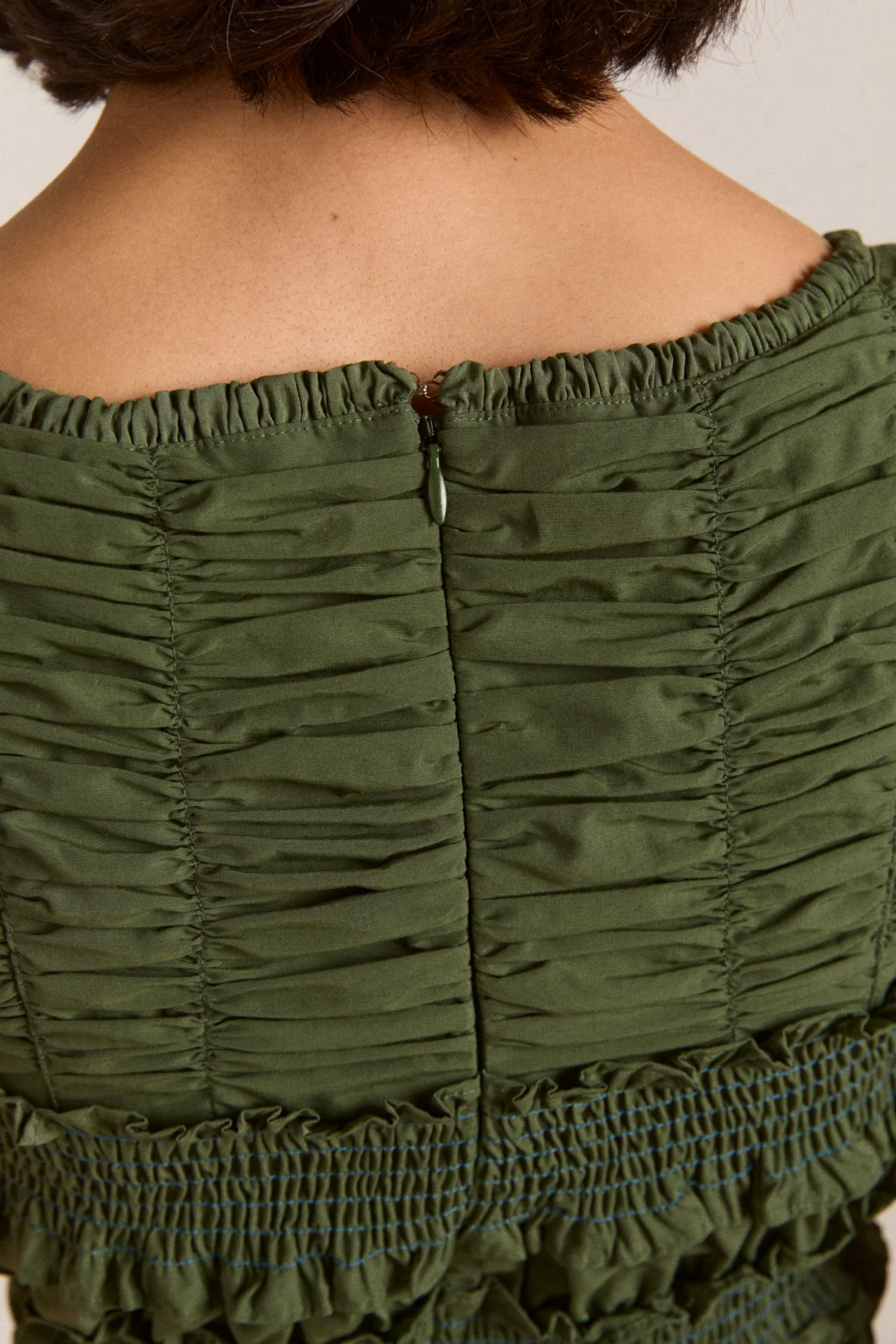 cynthia midi dress olive