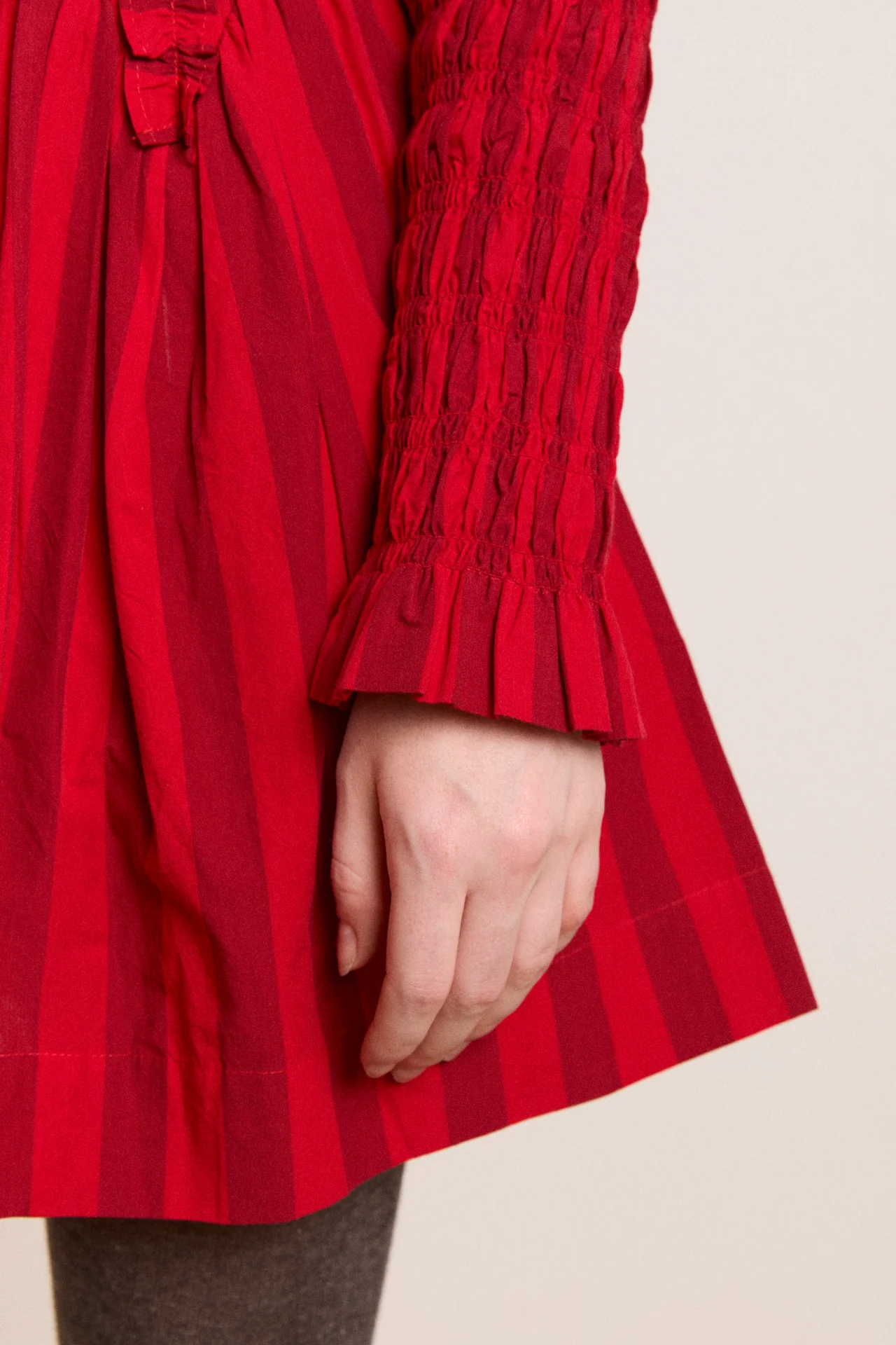 raphaela mini dress - red stripe