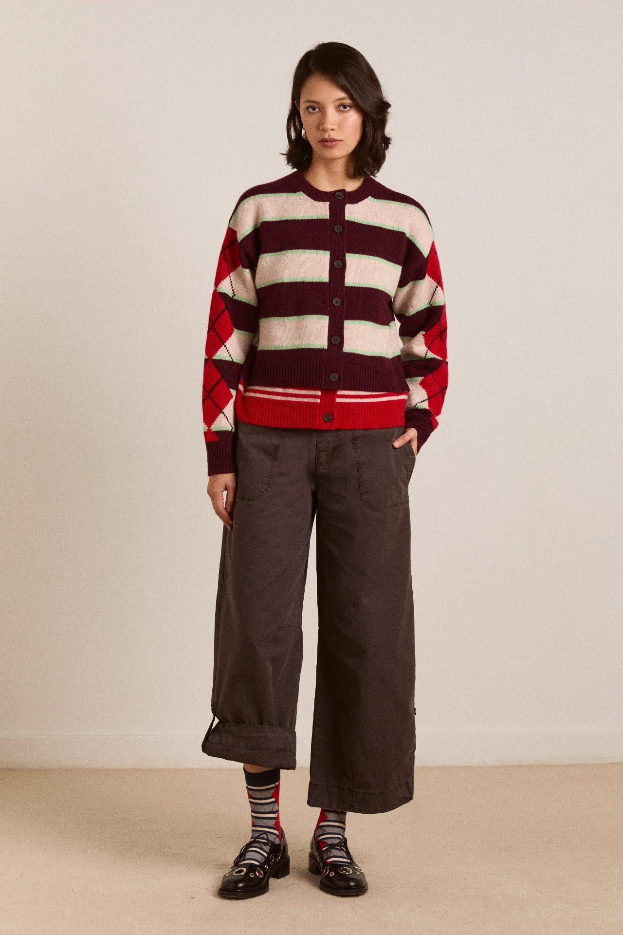 Mika Twill Trouser - Charcoal