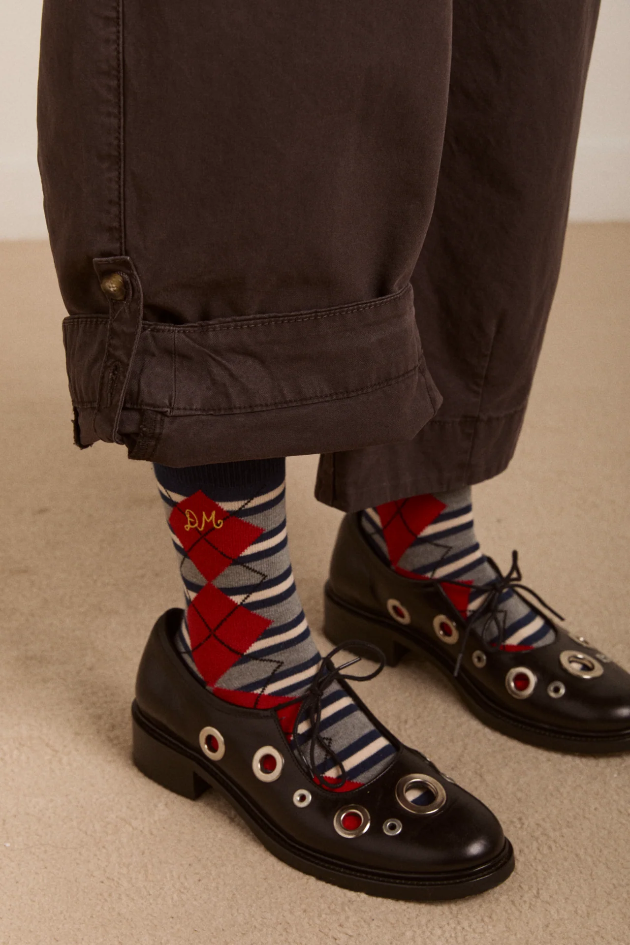 Mika Twill Trouser - Charcoal