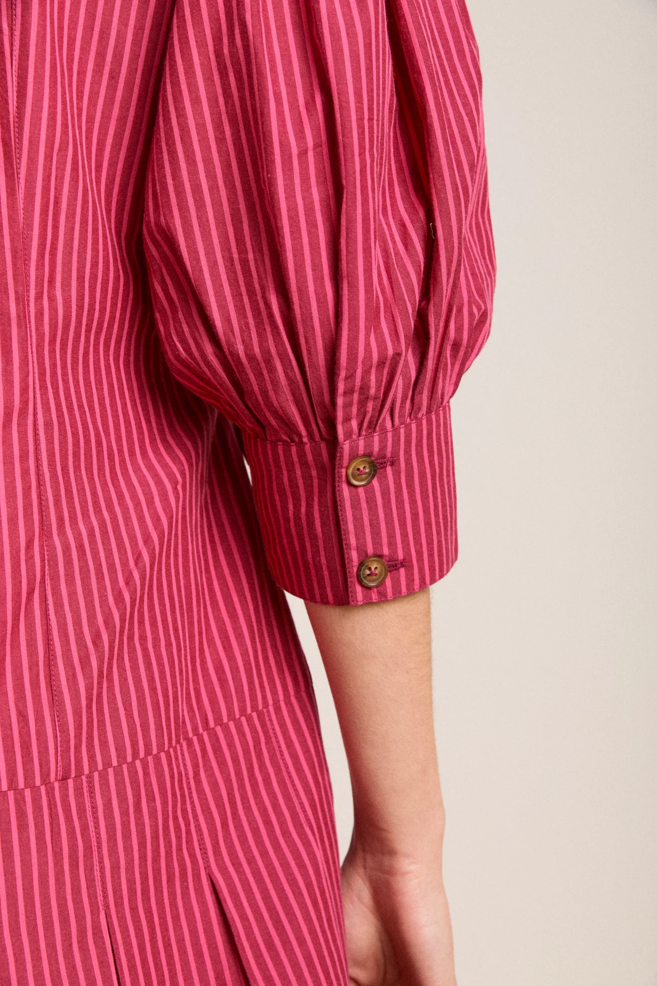 maisie mini shirt dress - berry business