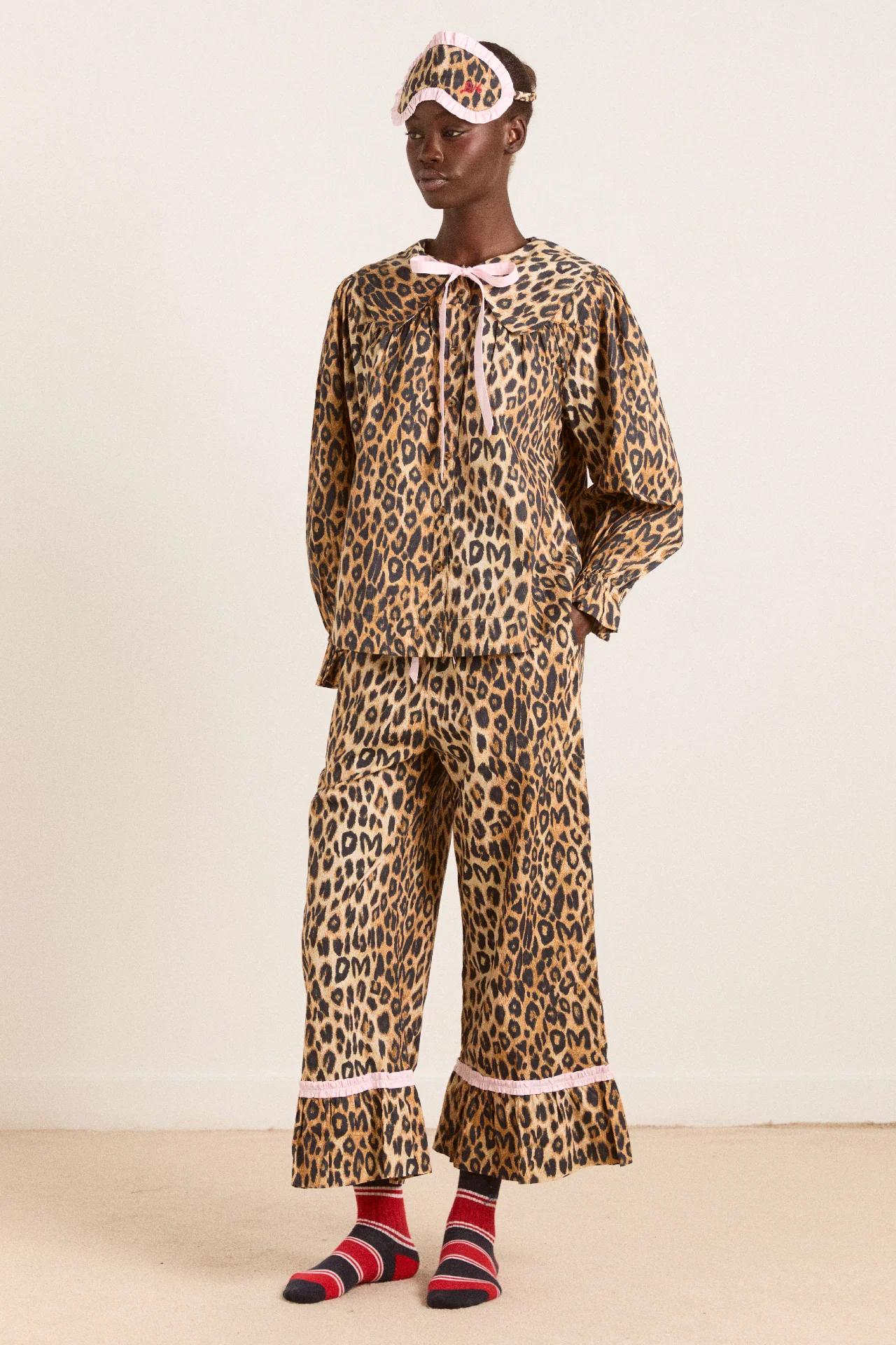 felice pj set - leopard