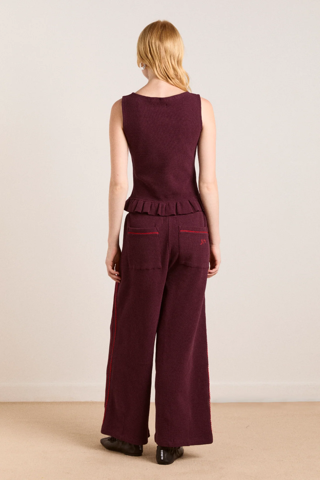 hattie waffle cami - burg