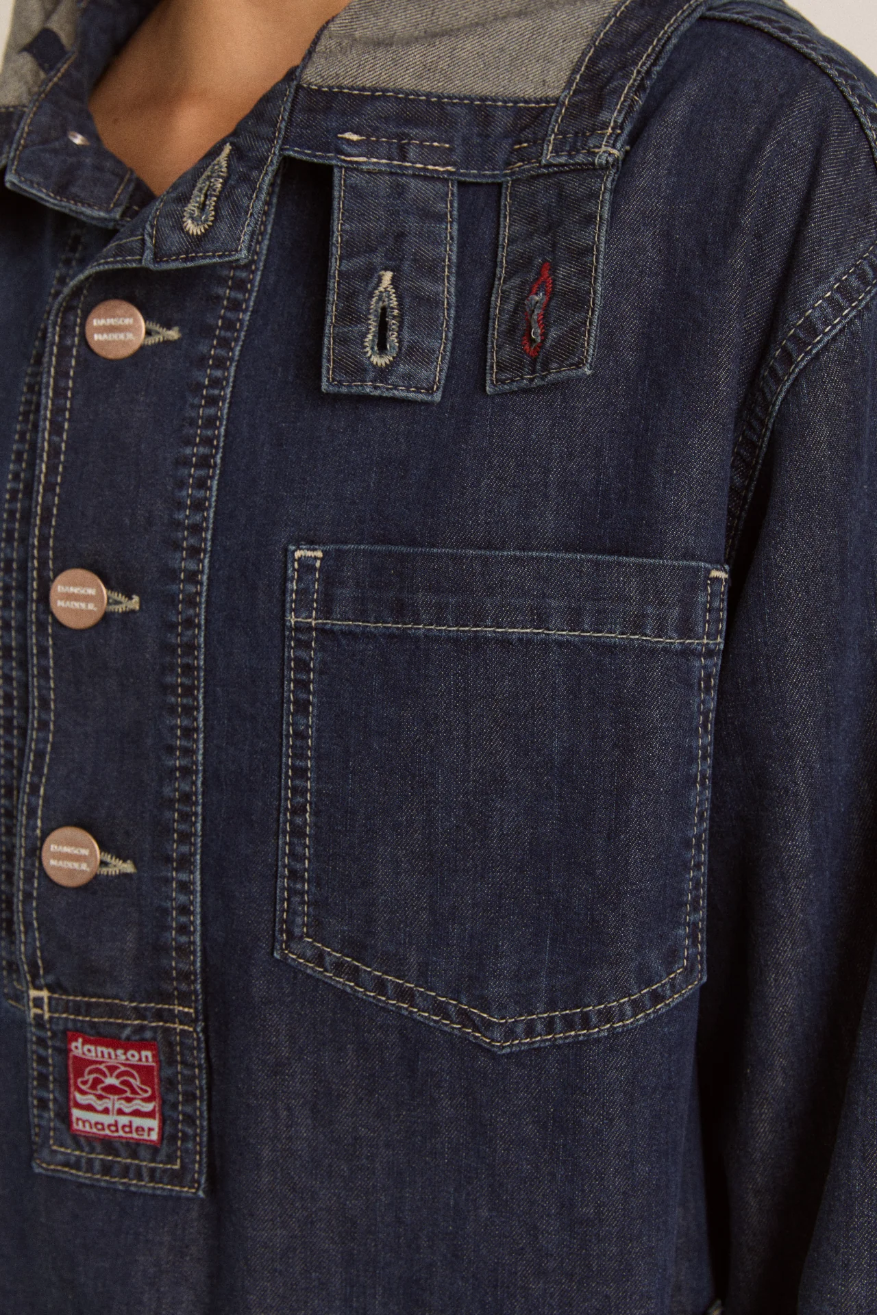 briar hoodie neptune wash